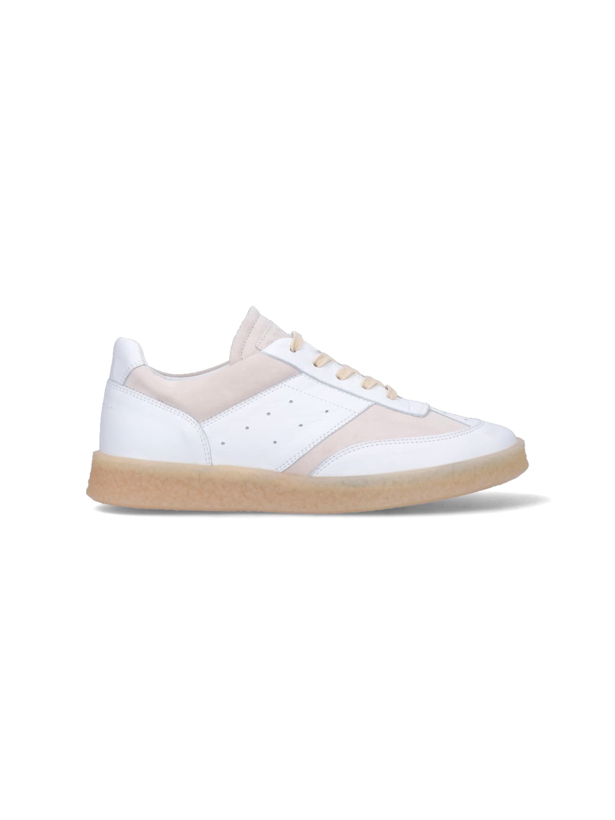 Shop Mm6 Maison Margiela 6 Court Sneakers In White
