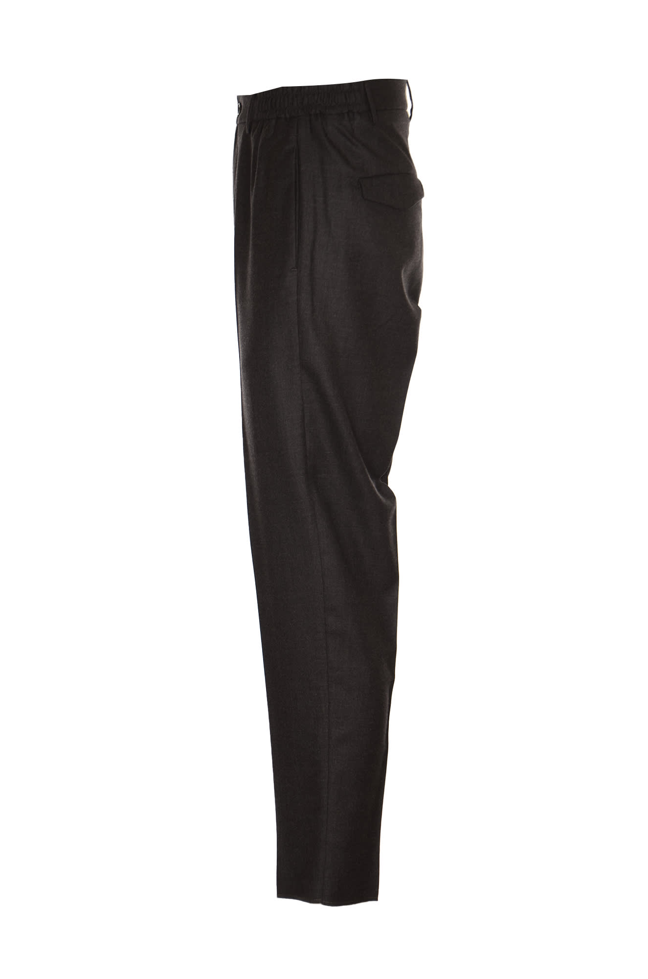 Shop Tagliatore Garcon Trousers In Black