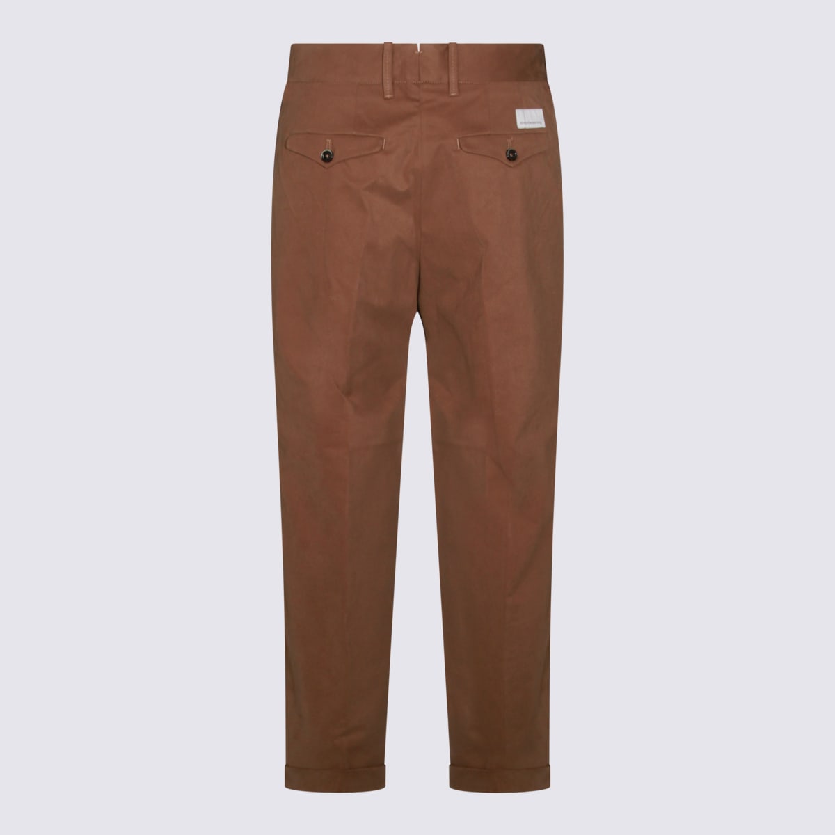 Nine In The Morning Straight-leg Trousers In Brown