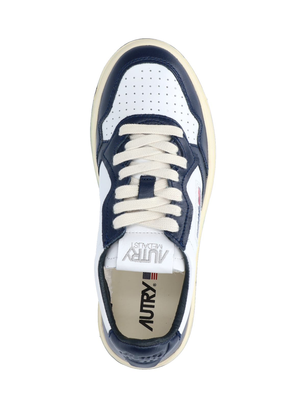 Shop Autry Low Medalist Sneakers In Blue