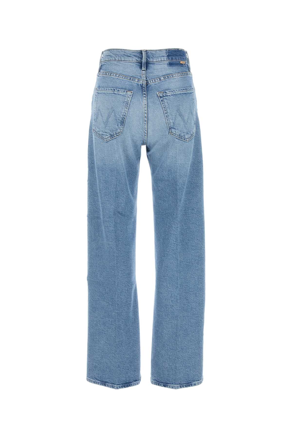 Mother The Lasso 5-pocket Straight-leg Jeans In Blue