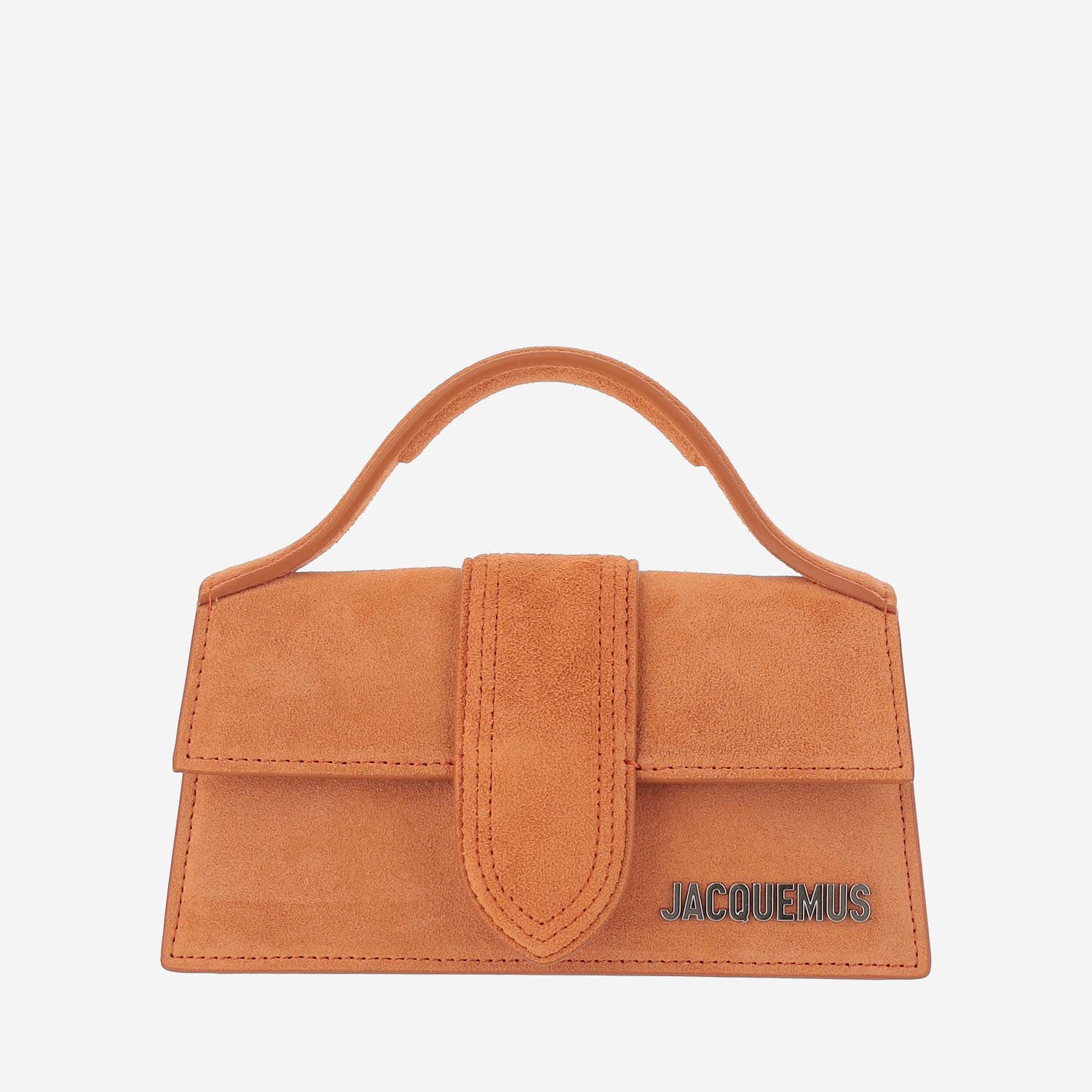 Jacquemus Womens Terracotta Le Bambino Leather Top Handle Bag In Brown