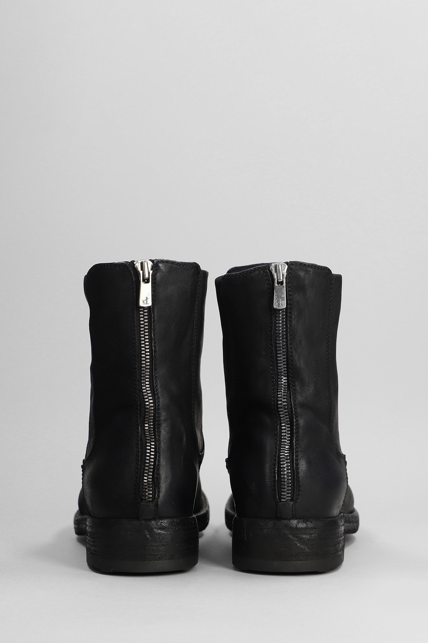 Shop Officine Creative Bulla Dd Ankle Boots In Black Leather