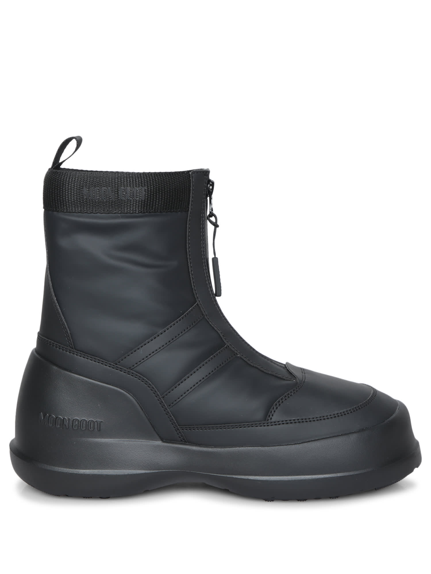 Luna Zip Black Ankle Boots