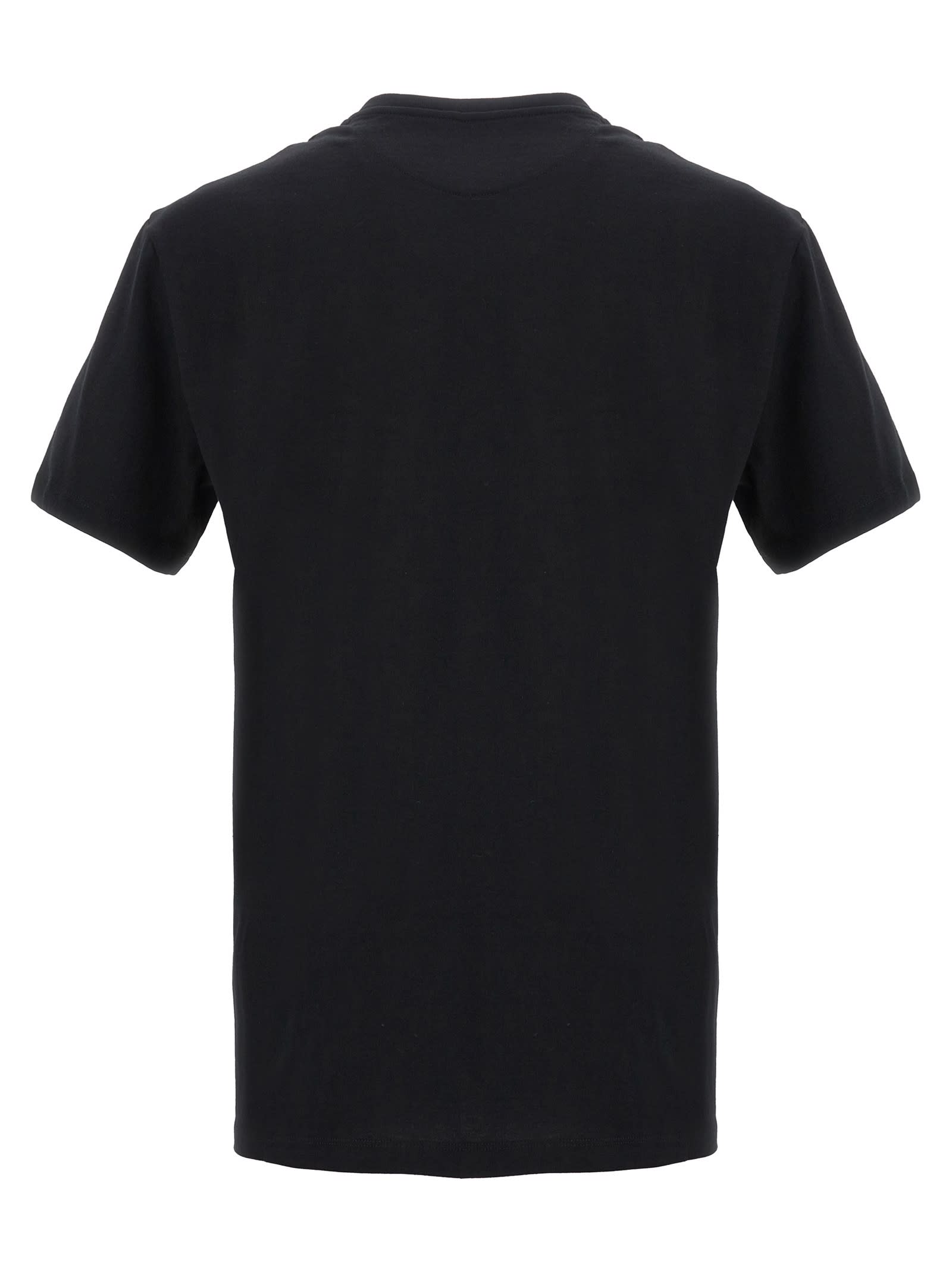 Shop Valentino Vlogo Signature T-shirt In Black