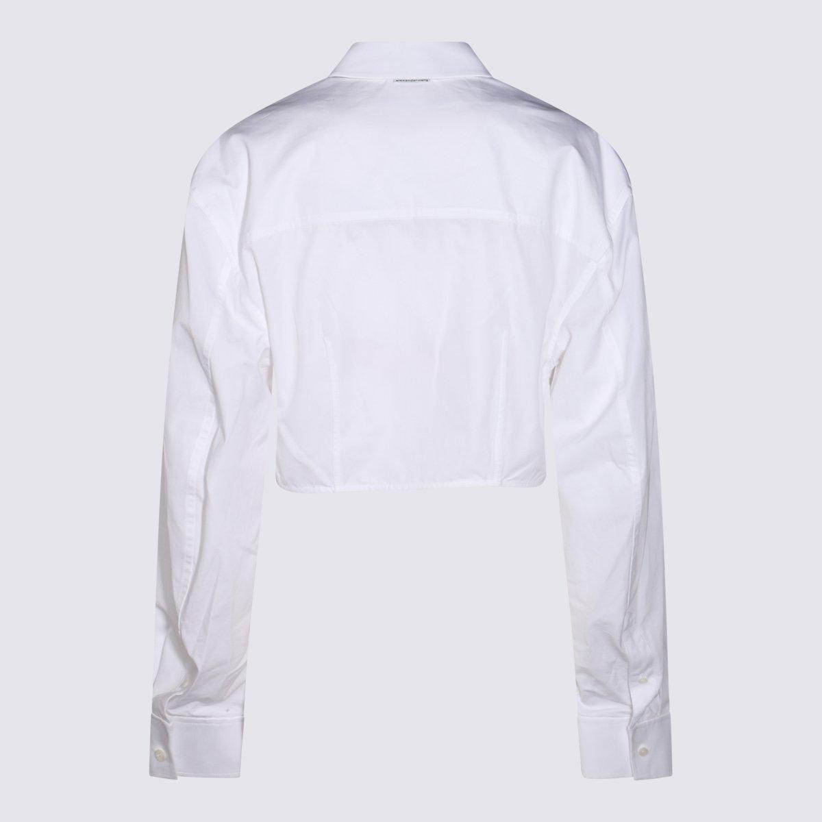 Shop Alexander Wang Pointed Shirt In White