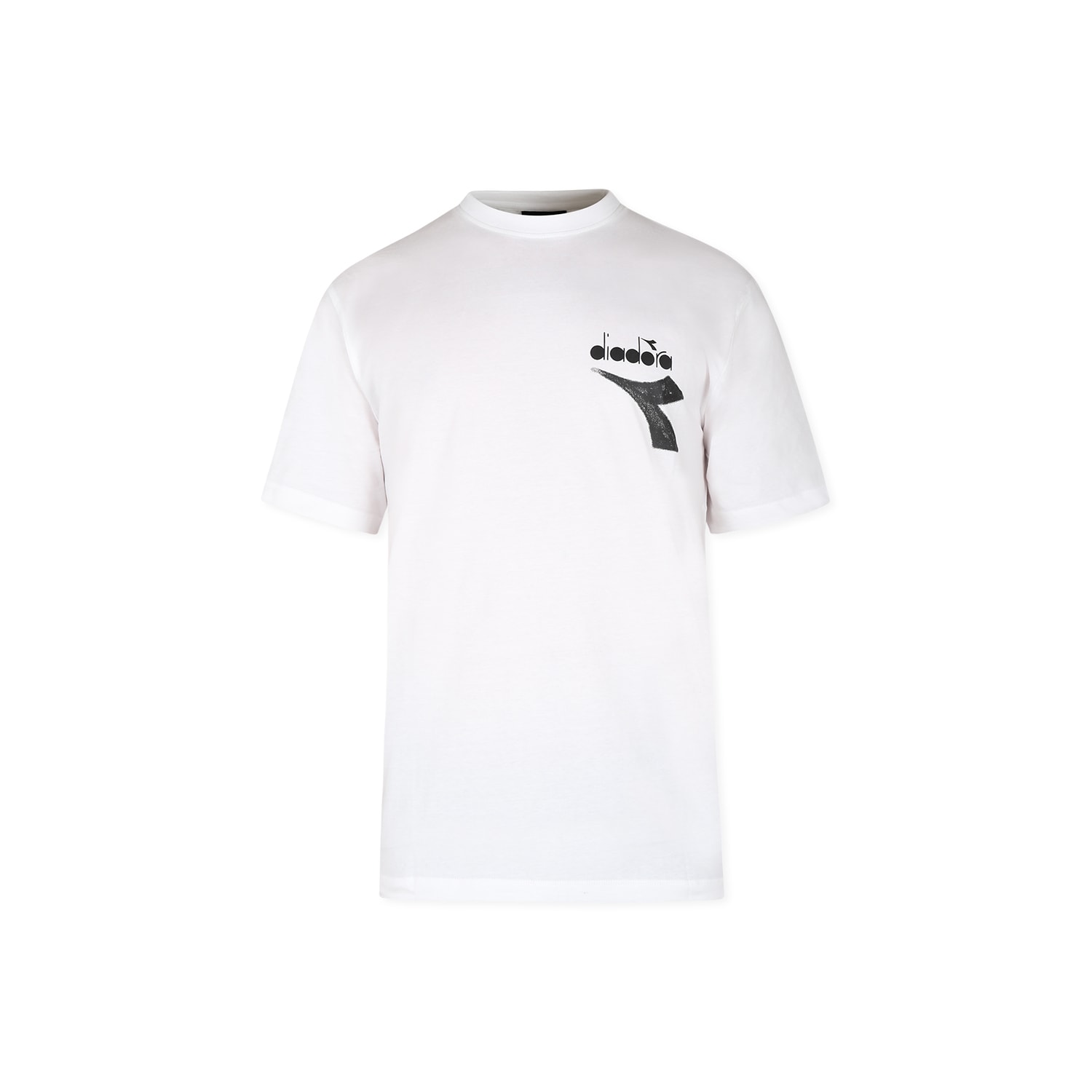 Shop Diadora Black T-shirt For Girl With Logo