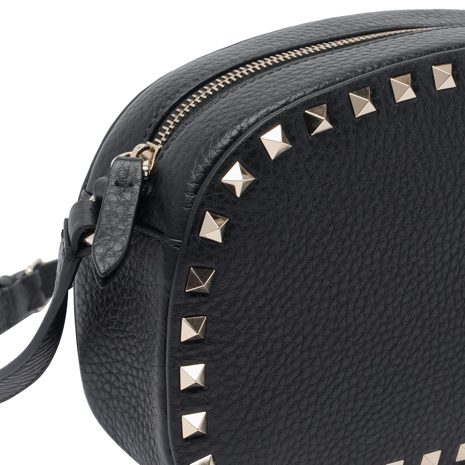 Valentino Rockstud Mini Shoulder Bag In Black