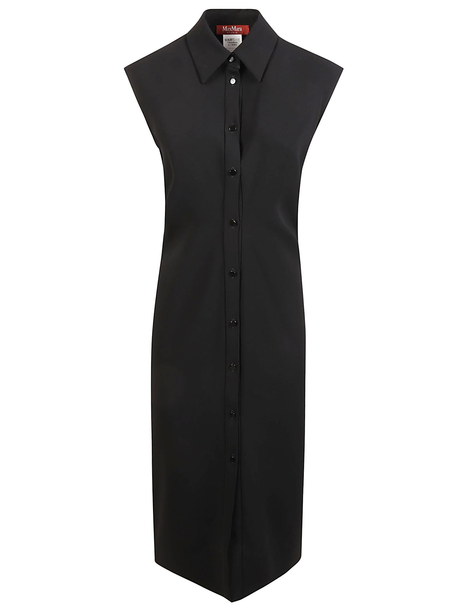 Shop Max Mara Sughero Dress In Black