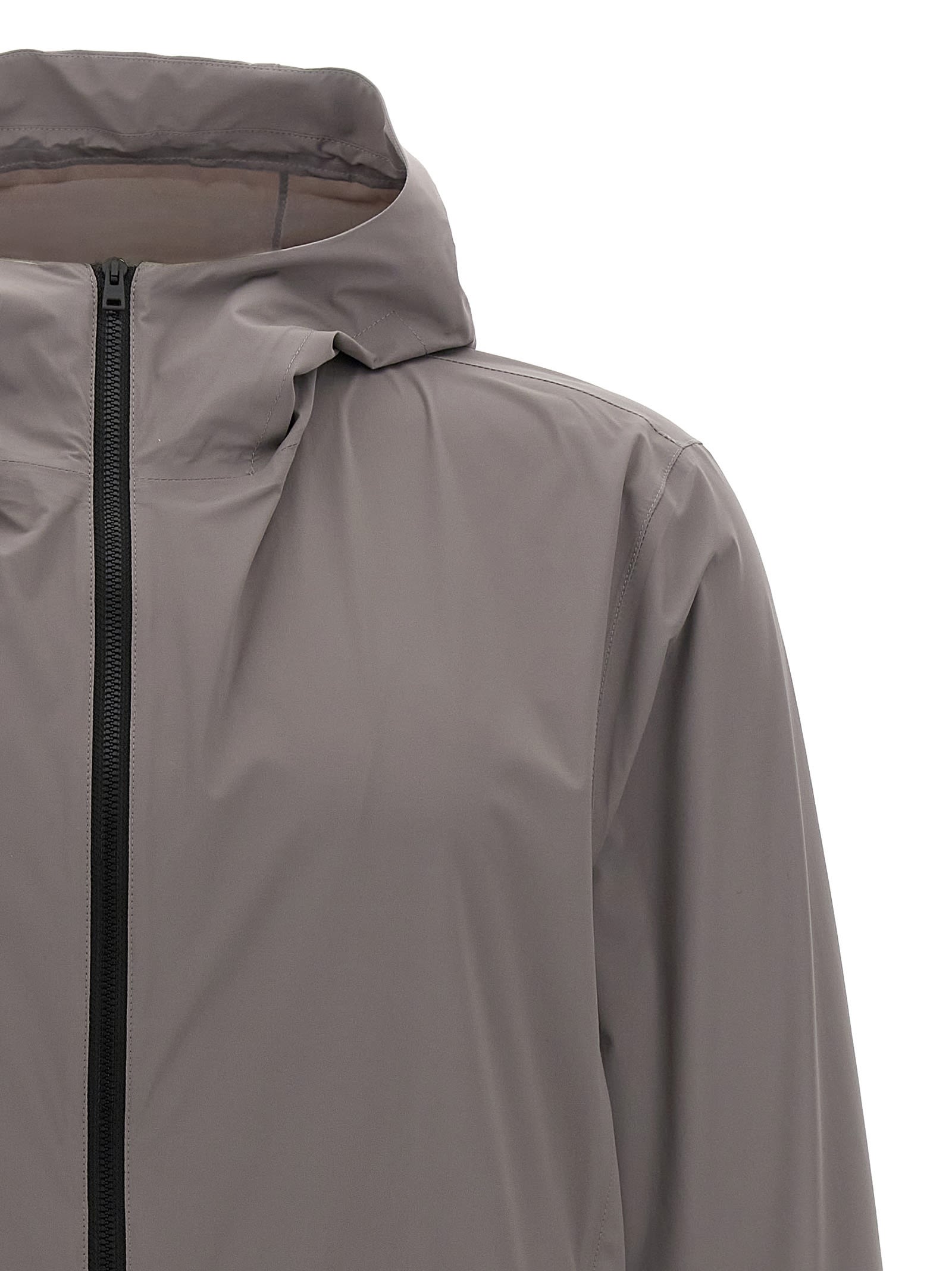 Herno Long-sleeved Casual Jacket In Gray