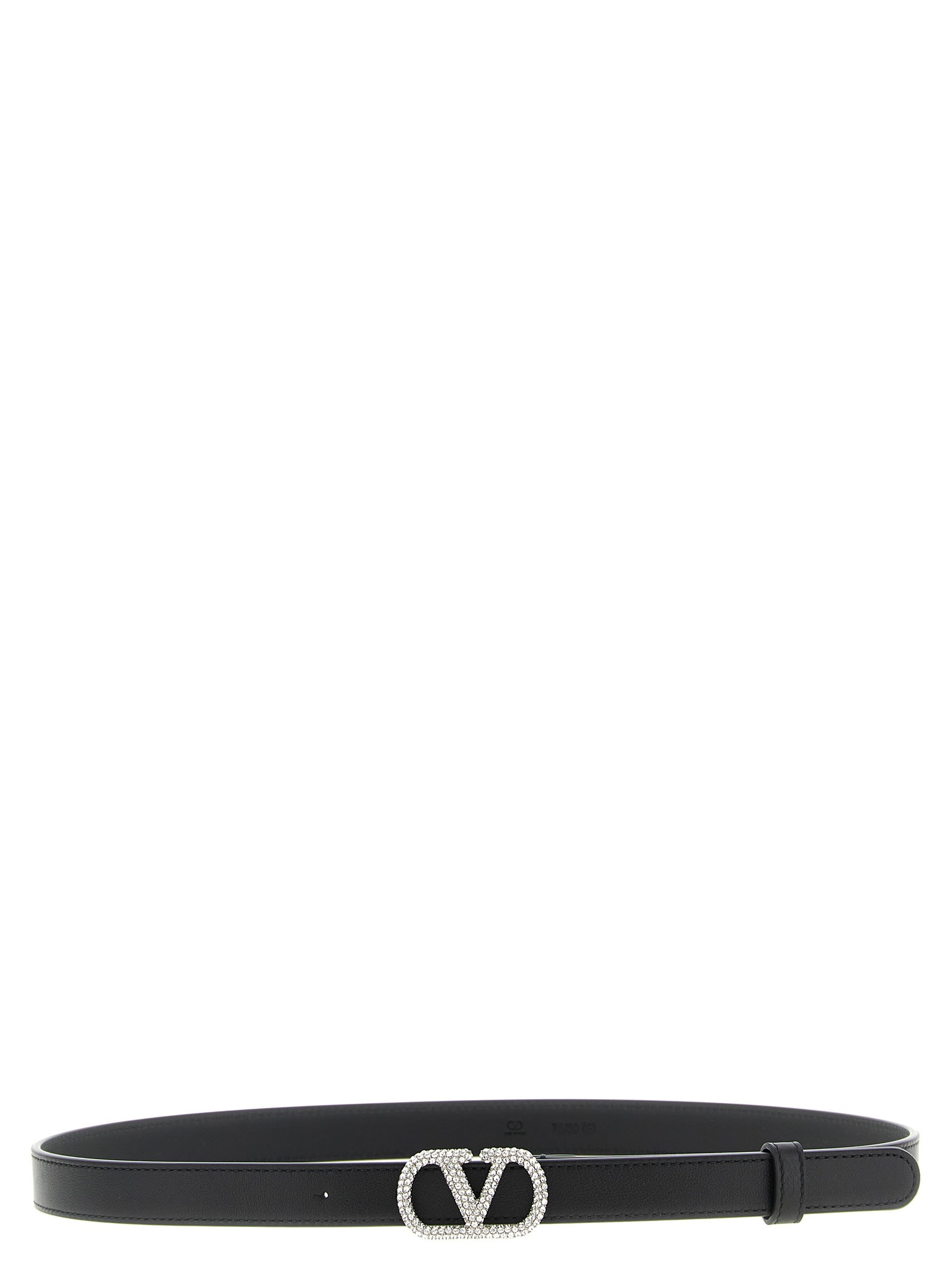 Valentino Garavani Vlogo Signature Belt In Black