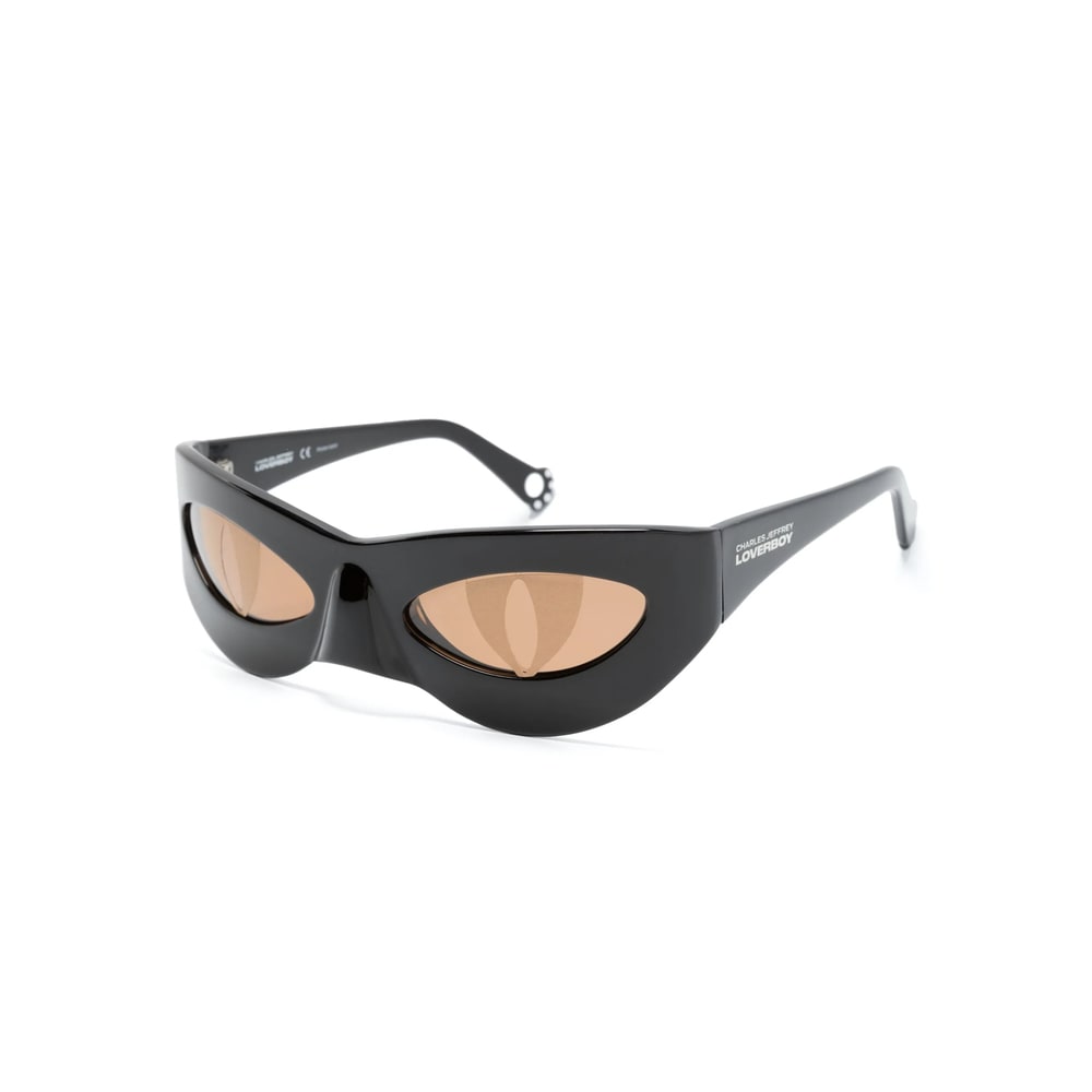 Charles Jeffrey Loverboy Neko Cat-eye Sunglasses In Black