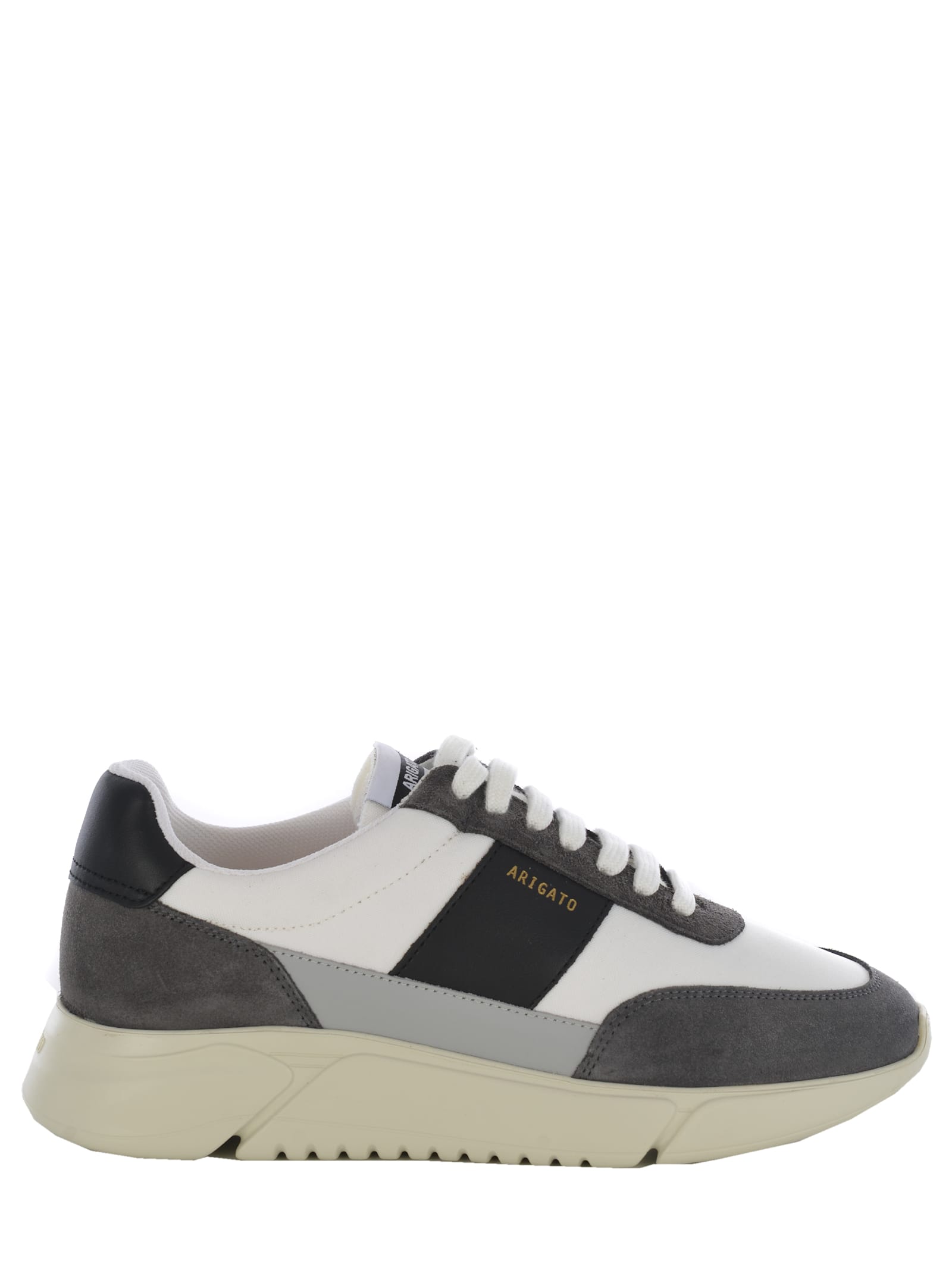 Shop Axel Arigato Sneakers  Genesi Vintage Made Of Leather In White