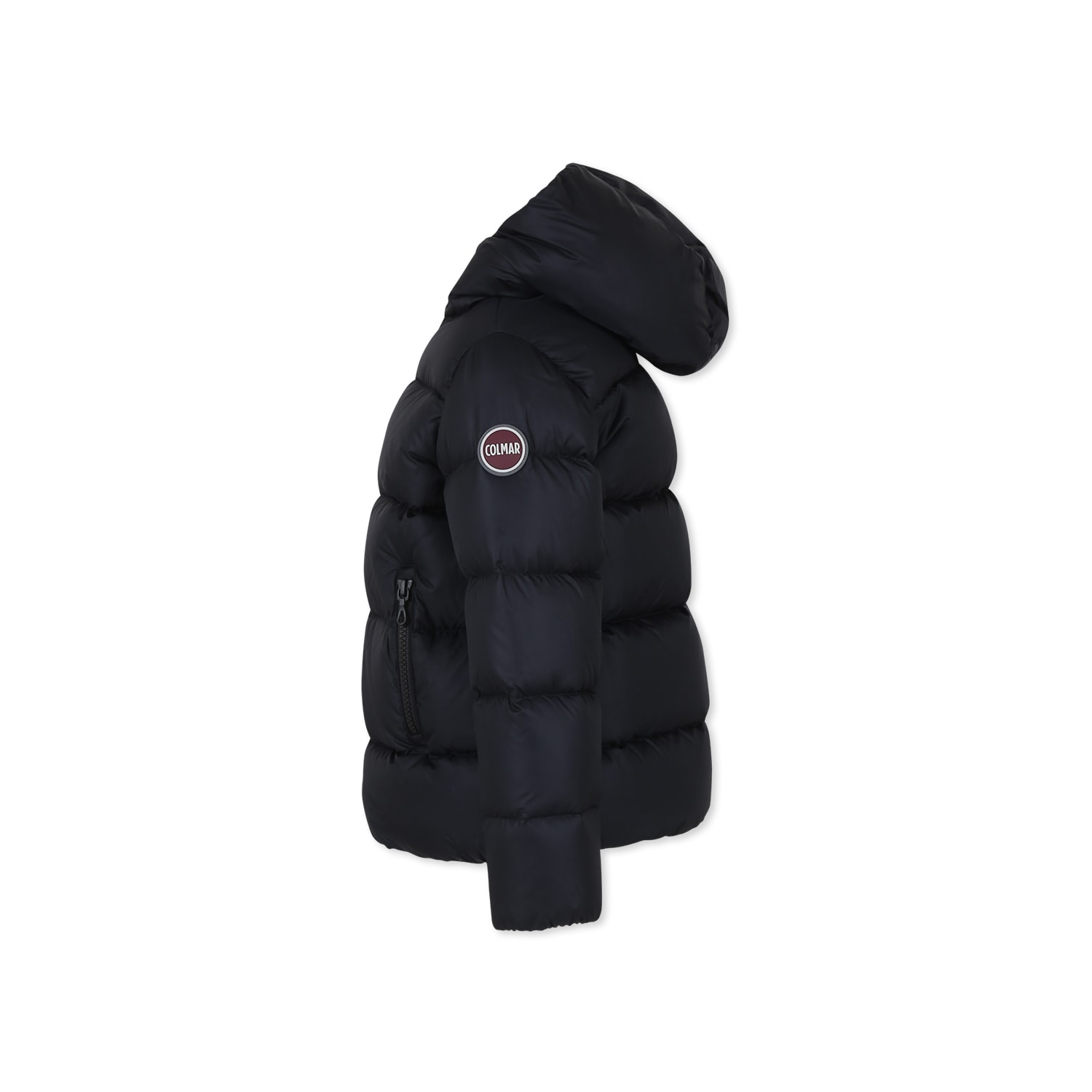 Colmar Logo-patch Padded Jacket In Black