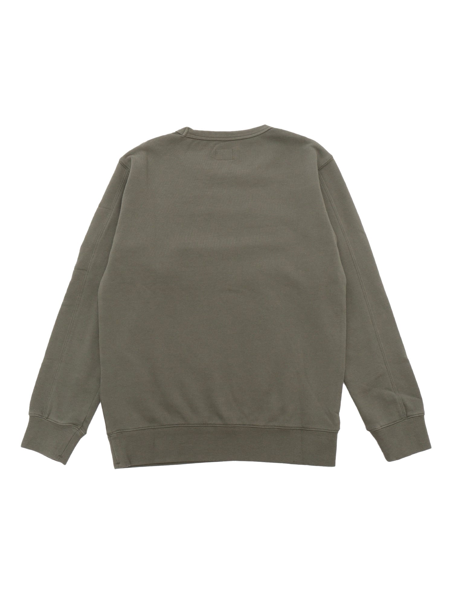C.p. Company Undersixteen Crewneck Sweater In Green