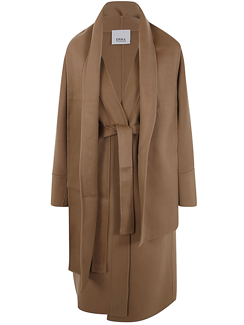 Shop Erika Cavallini Adele Coat In Camel