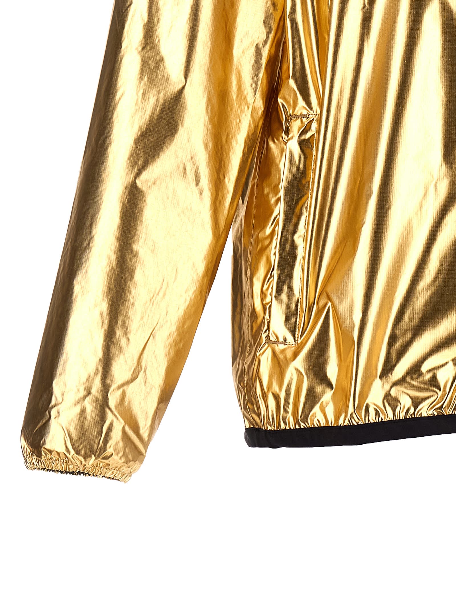 Shop Comme Des Garçons Play X K-way Jacket In Gold