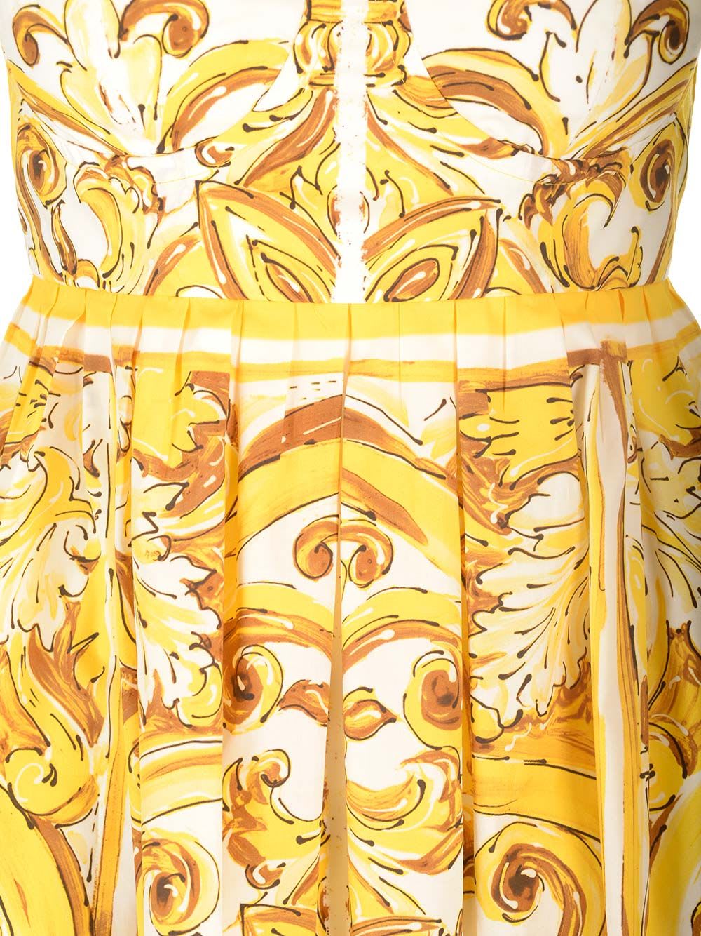 Shop Dolce & Gabbana Short Dress In Yellow