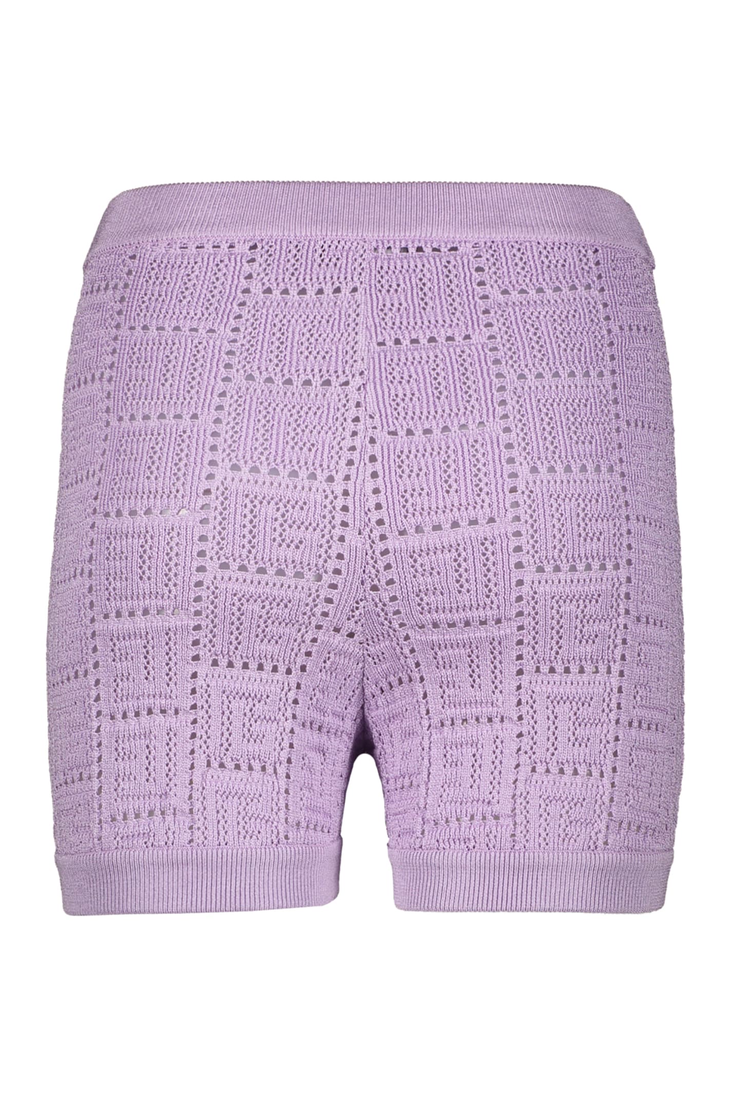 Shop Balmain Knitted Shorts