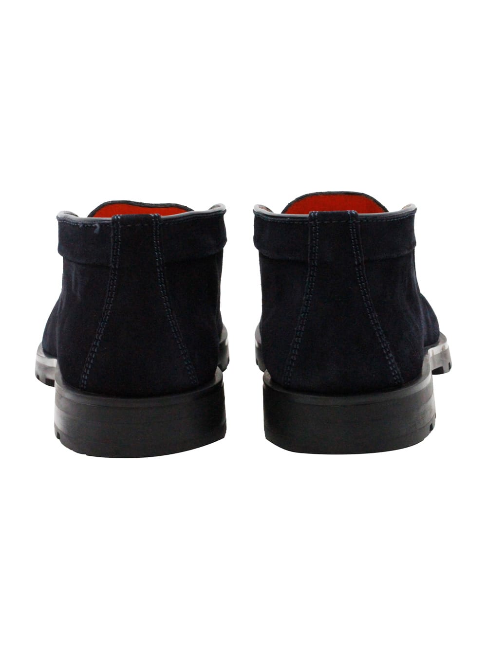 Santoni Laced Shoes In Blue