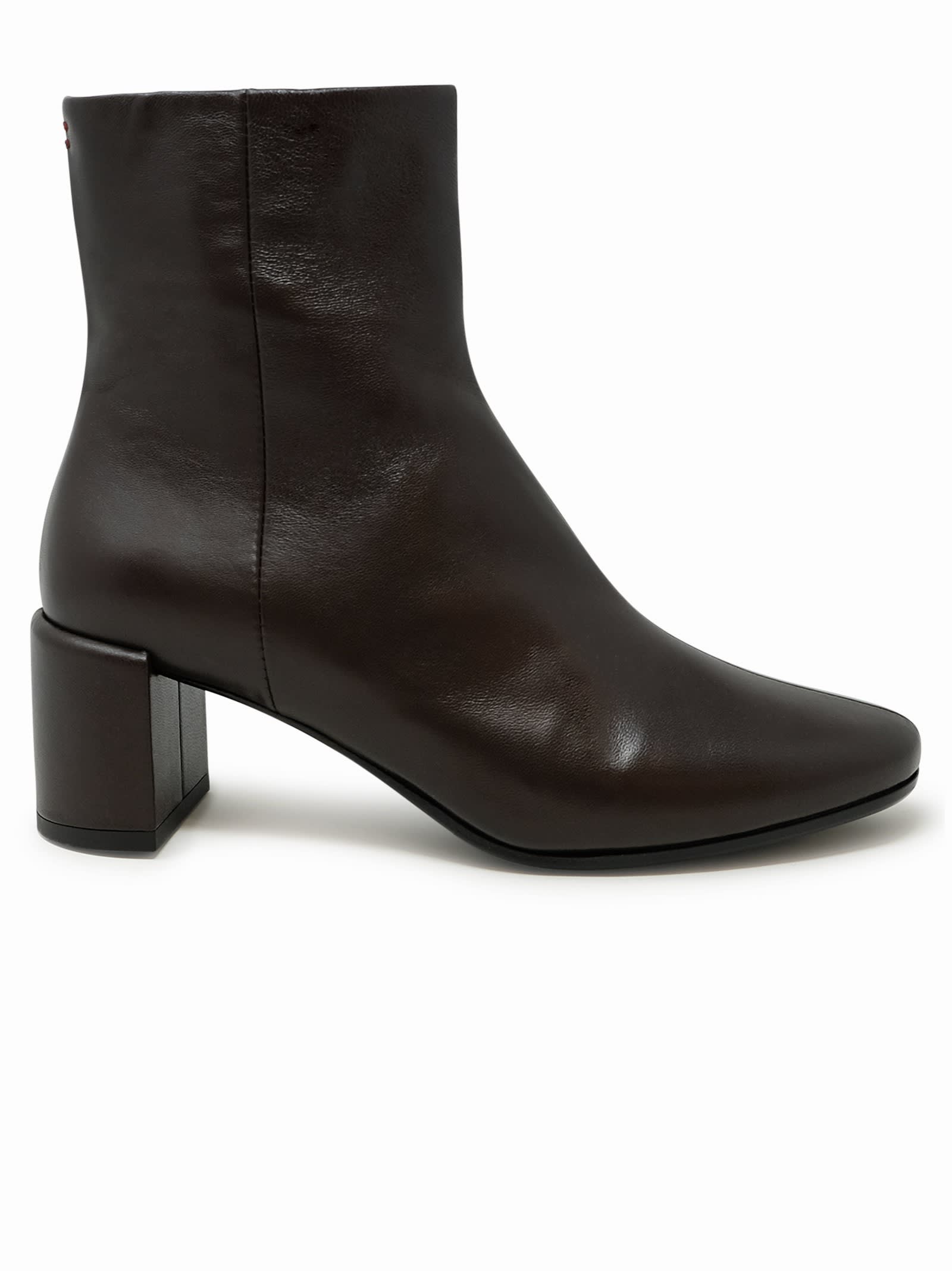 Beta16 Brown Leather Baron Ankle Boots