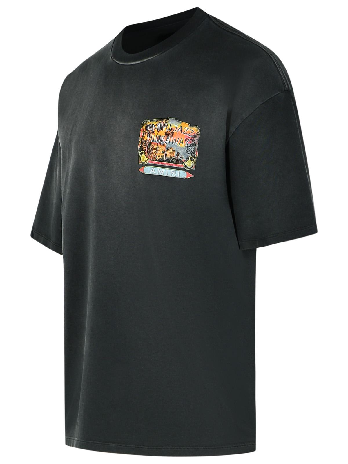 Amiri Jazz Hideaway Logo-print Cotton T-shirt In Black