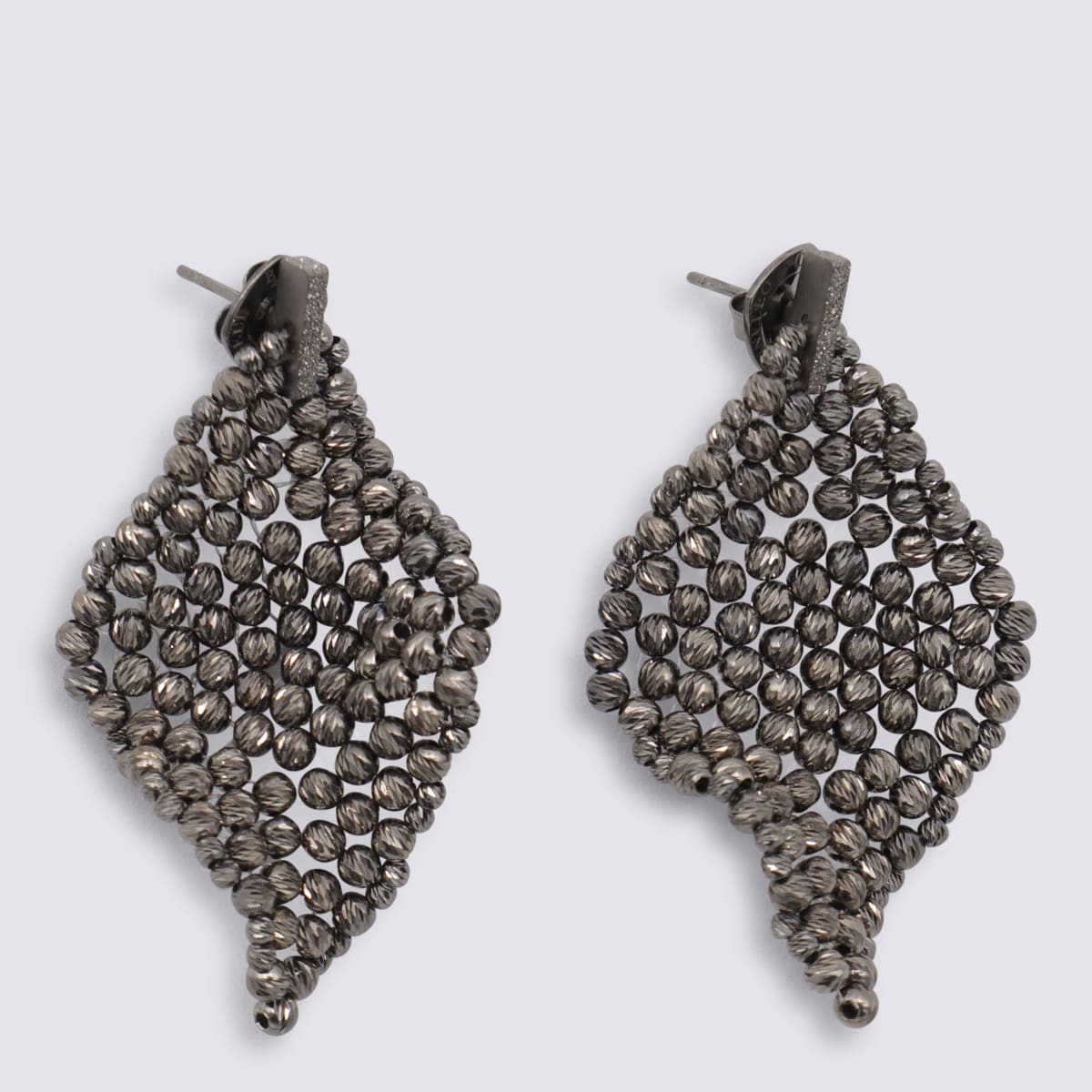 Silver Brass Earrings
