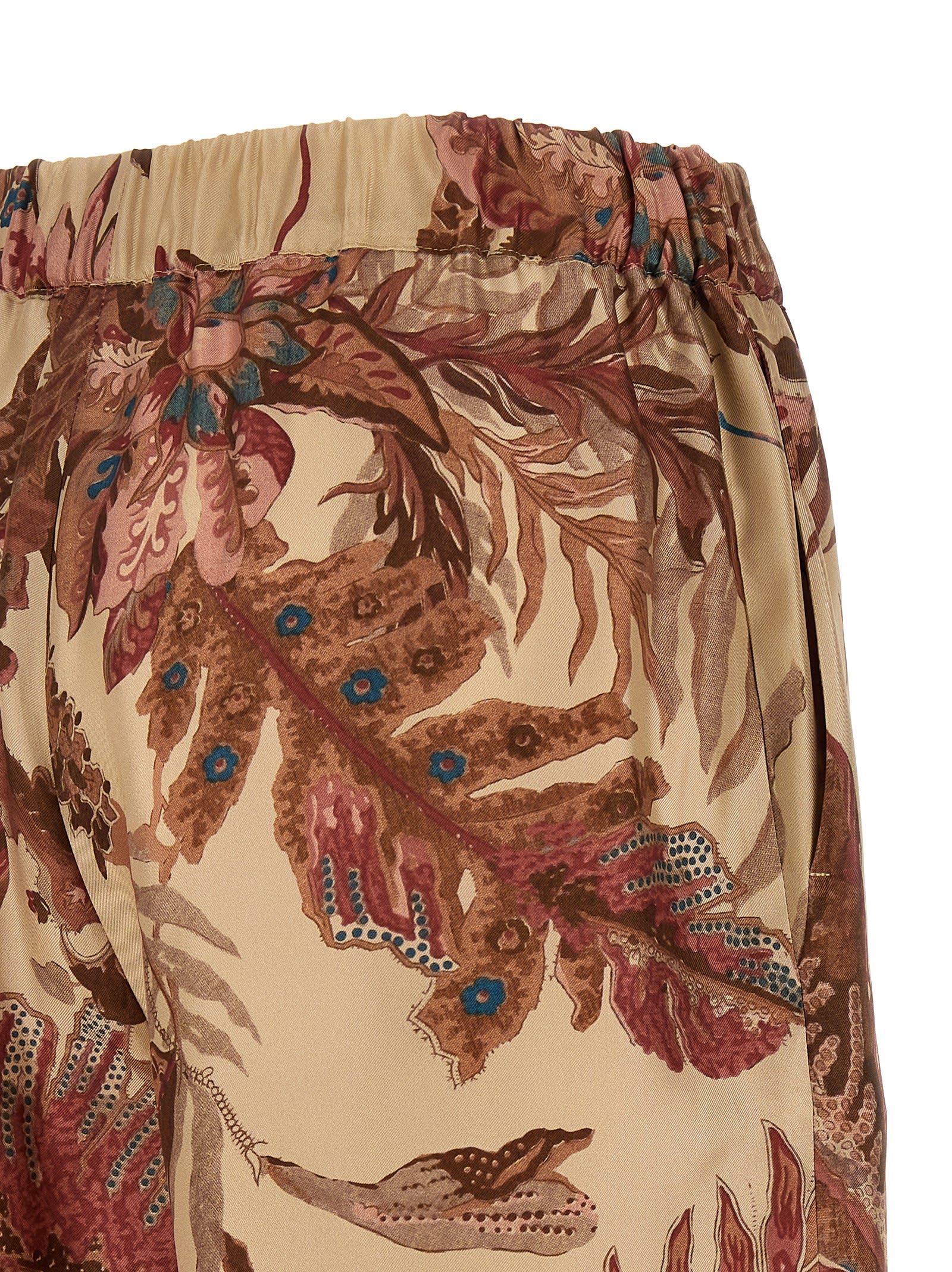 Weekend Max Mara Temide Pants Multicolor In Brown