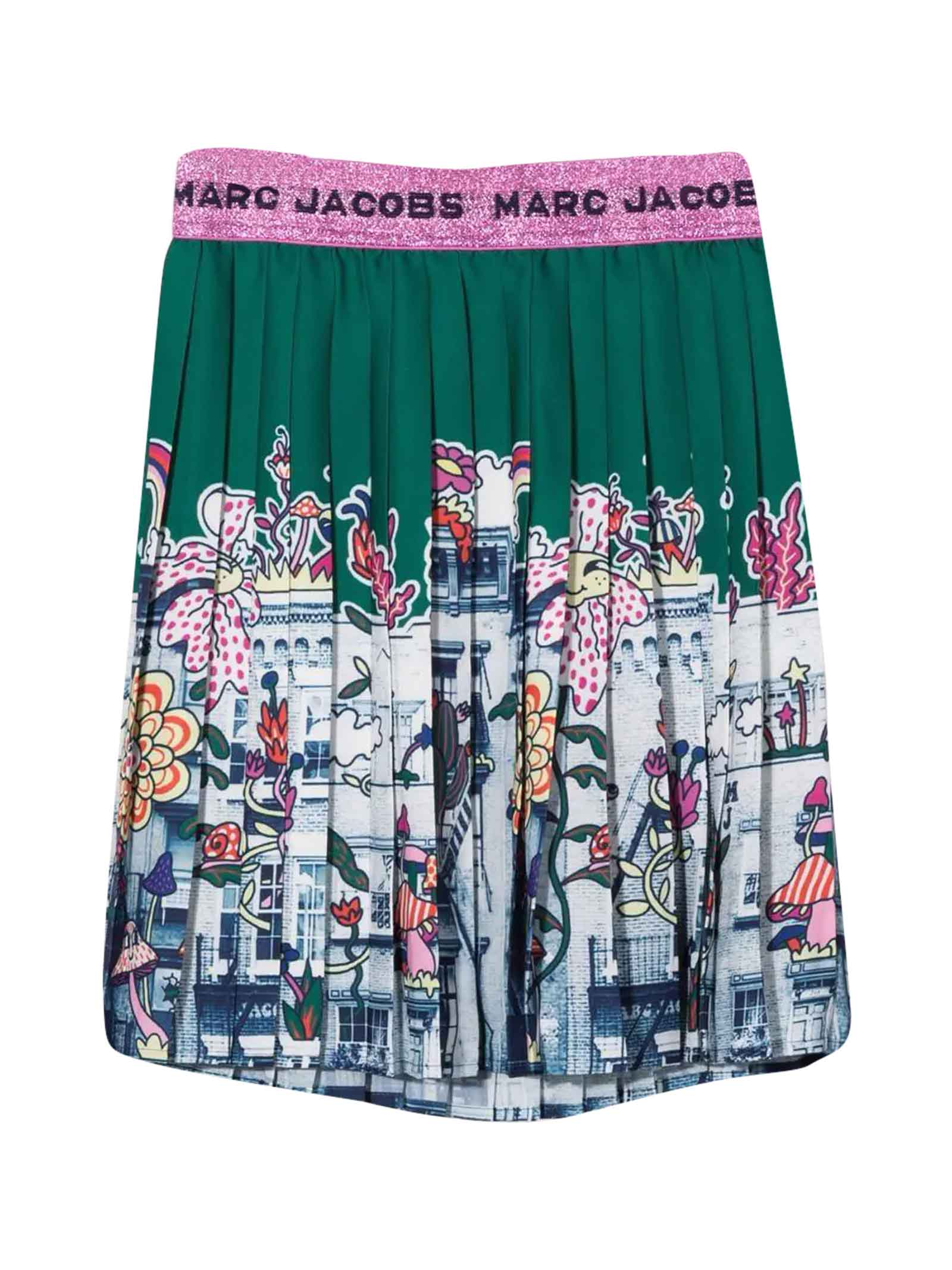 Little Marc Jacobs Green Skirt Girl Marc Jacobs Kids