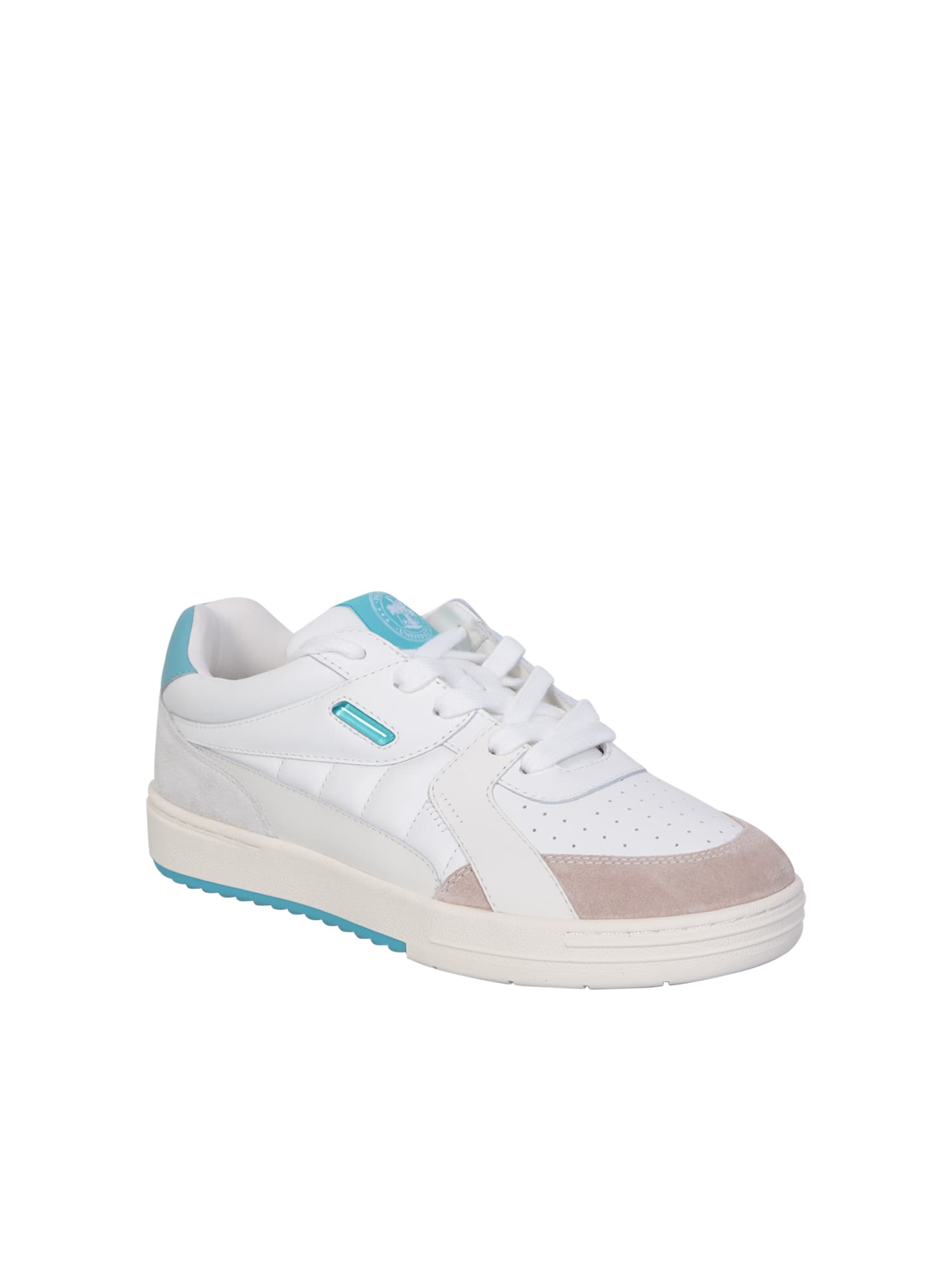 Shop Palm Angels Sneakers University In White