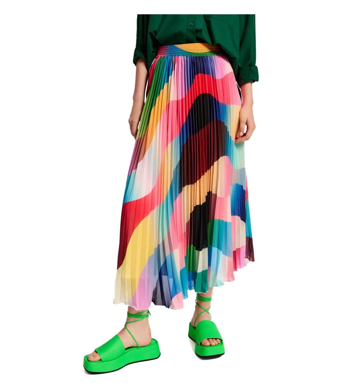 Essentiel Antwerp Drobali Skirt In Multicolor | ModeSens