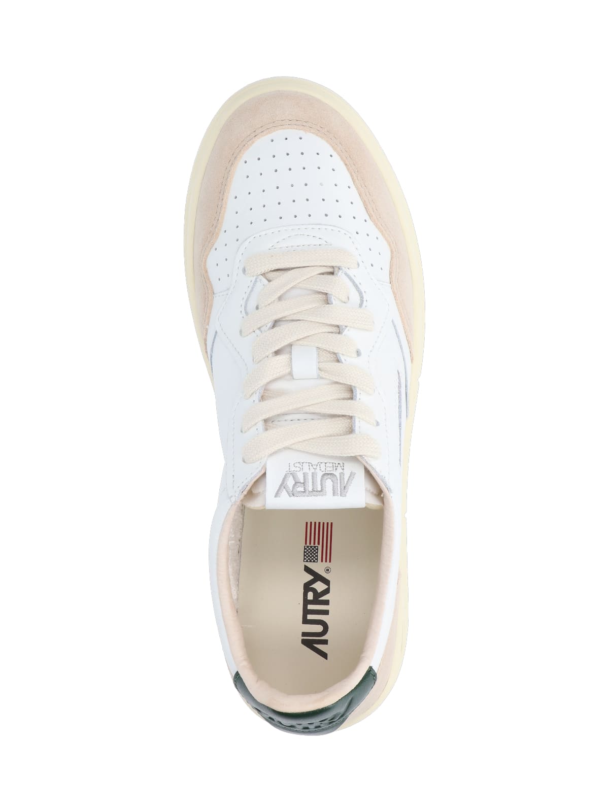 Shop Autry Medialist Low Sneakers In White