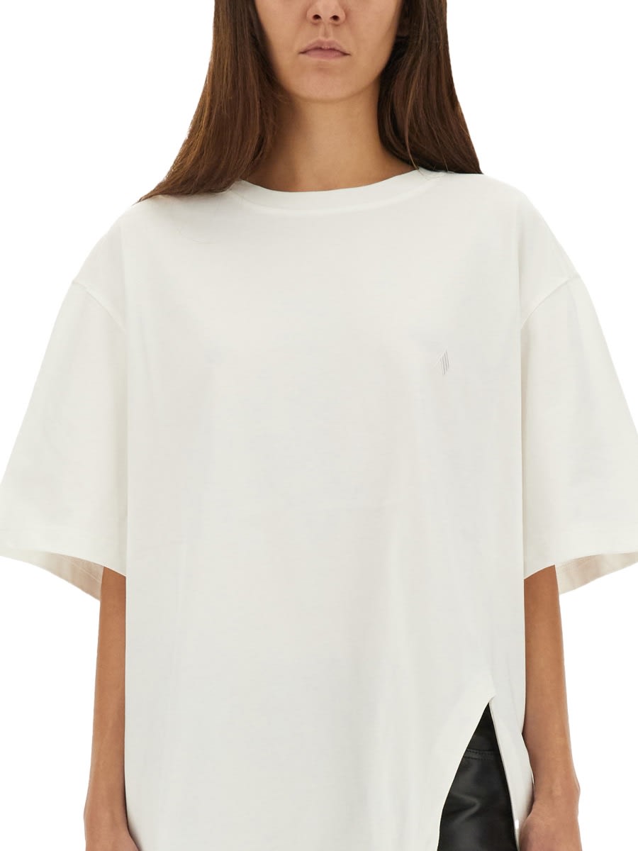 Attico Cotton T-shirt In White