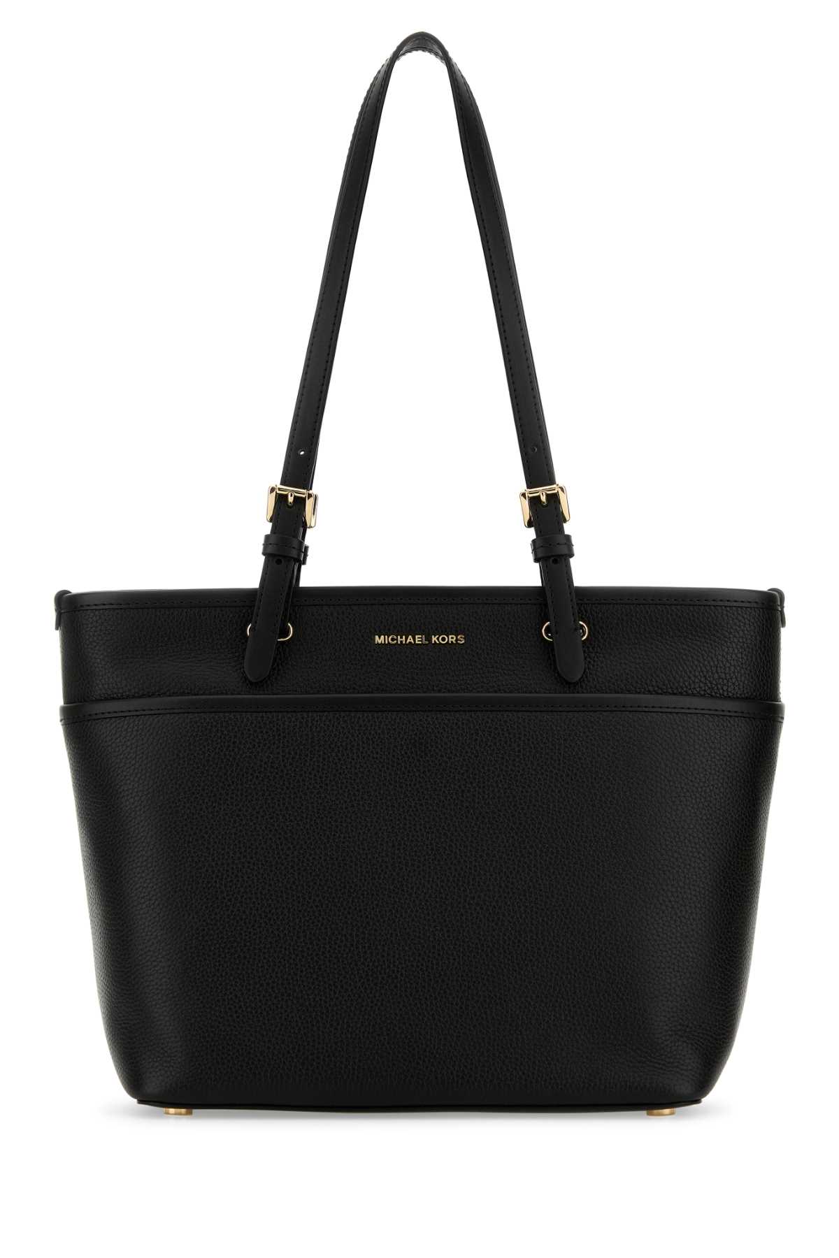 Shop Michael Kors Black Leather Winston Shopping Bag