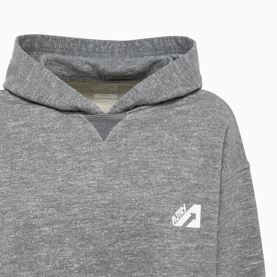 Shop Autry Action Sweatshirt In Grigio