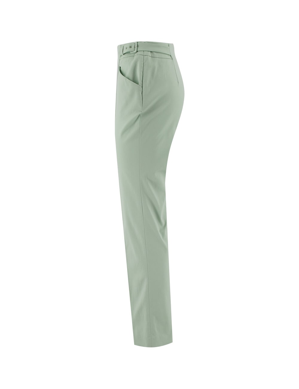 Shop Ermanno Scervino Trousers In Pastel Green
