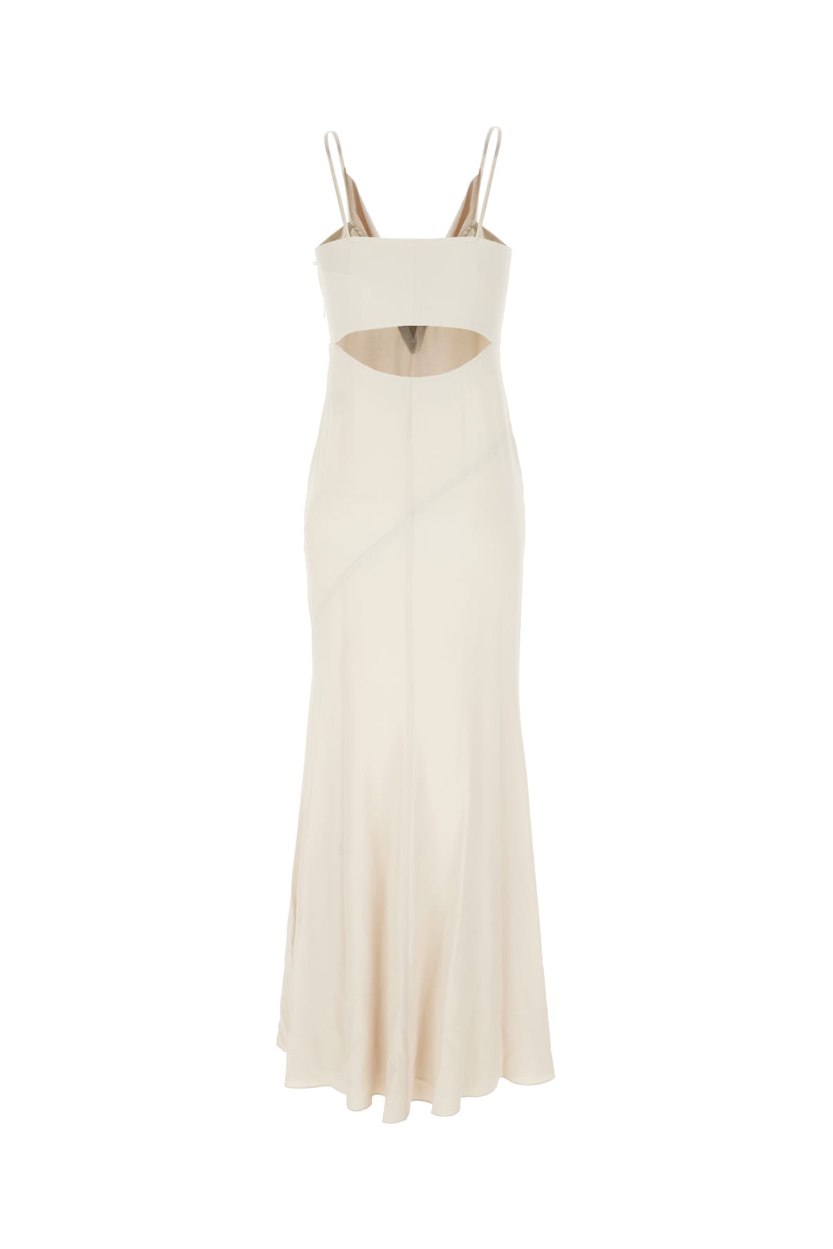 Shop Isabel Marant Sand Acetate Blend Kapri Slip Dress In Chalk