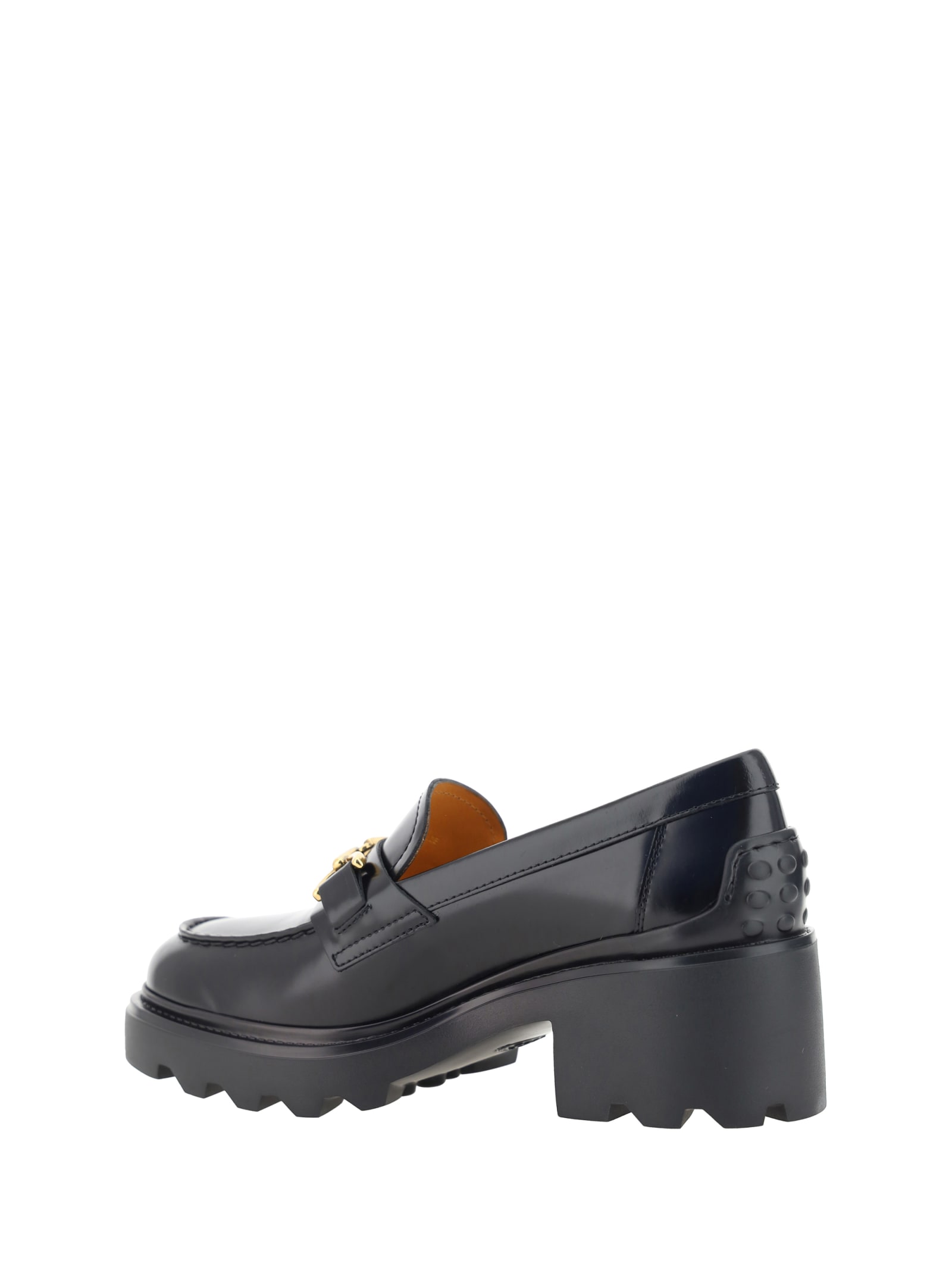 Shop Tod's Loafers In Nero