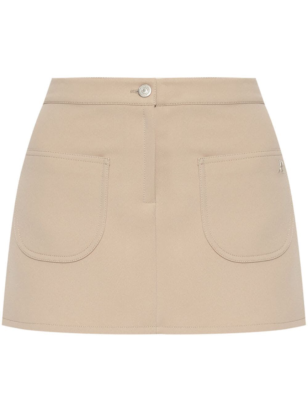 Courrèges Mini-skirt 2-pockets Twill