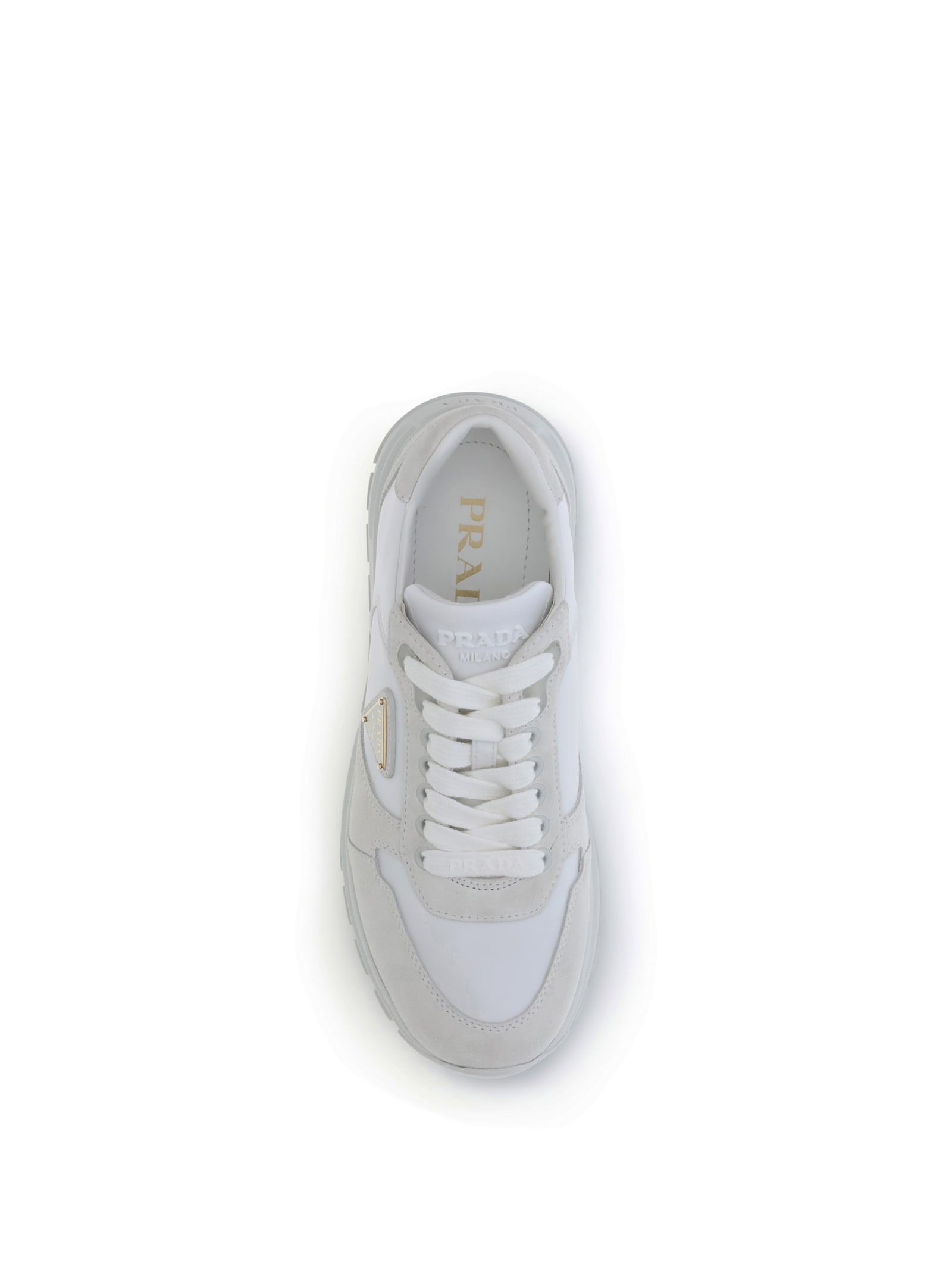 Prada Prax 2.0 Sneakers In White
