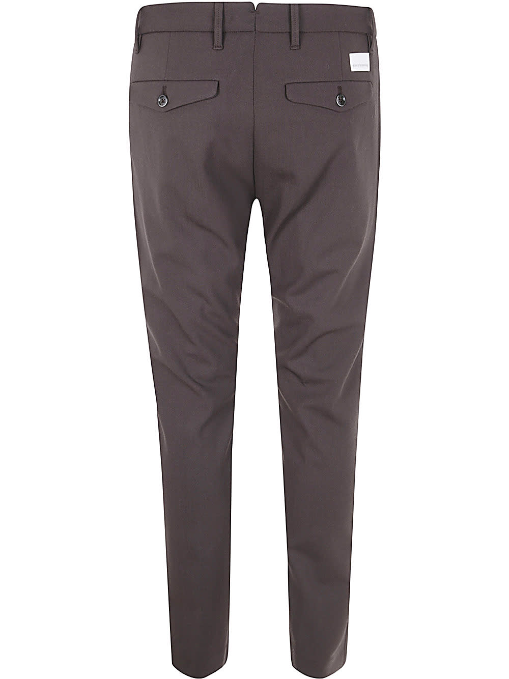 Shop Nine In The Morning Easy Chino Slim Man Trousers In Chocolate