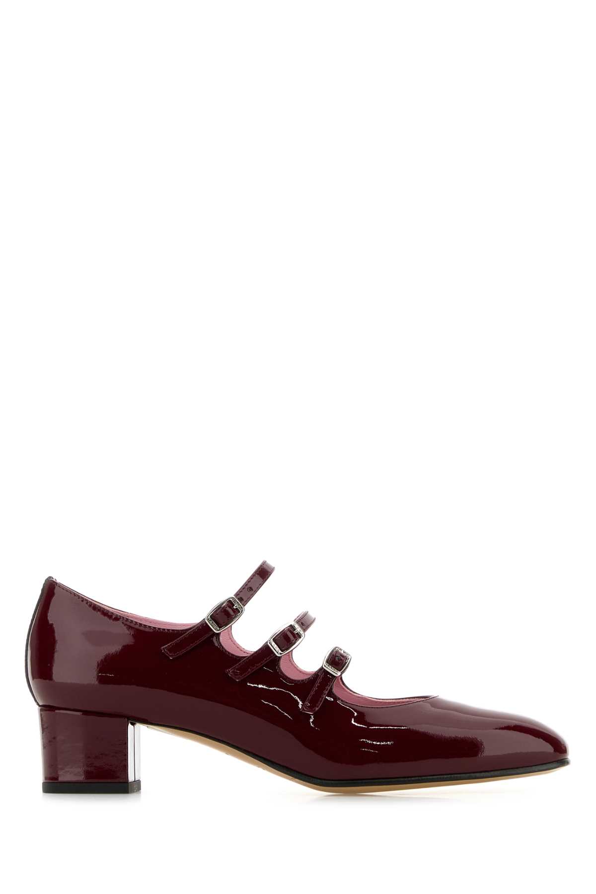 Burgundy Leather Kina Pumps