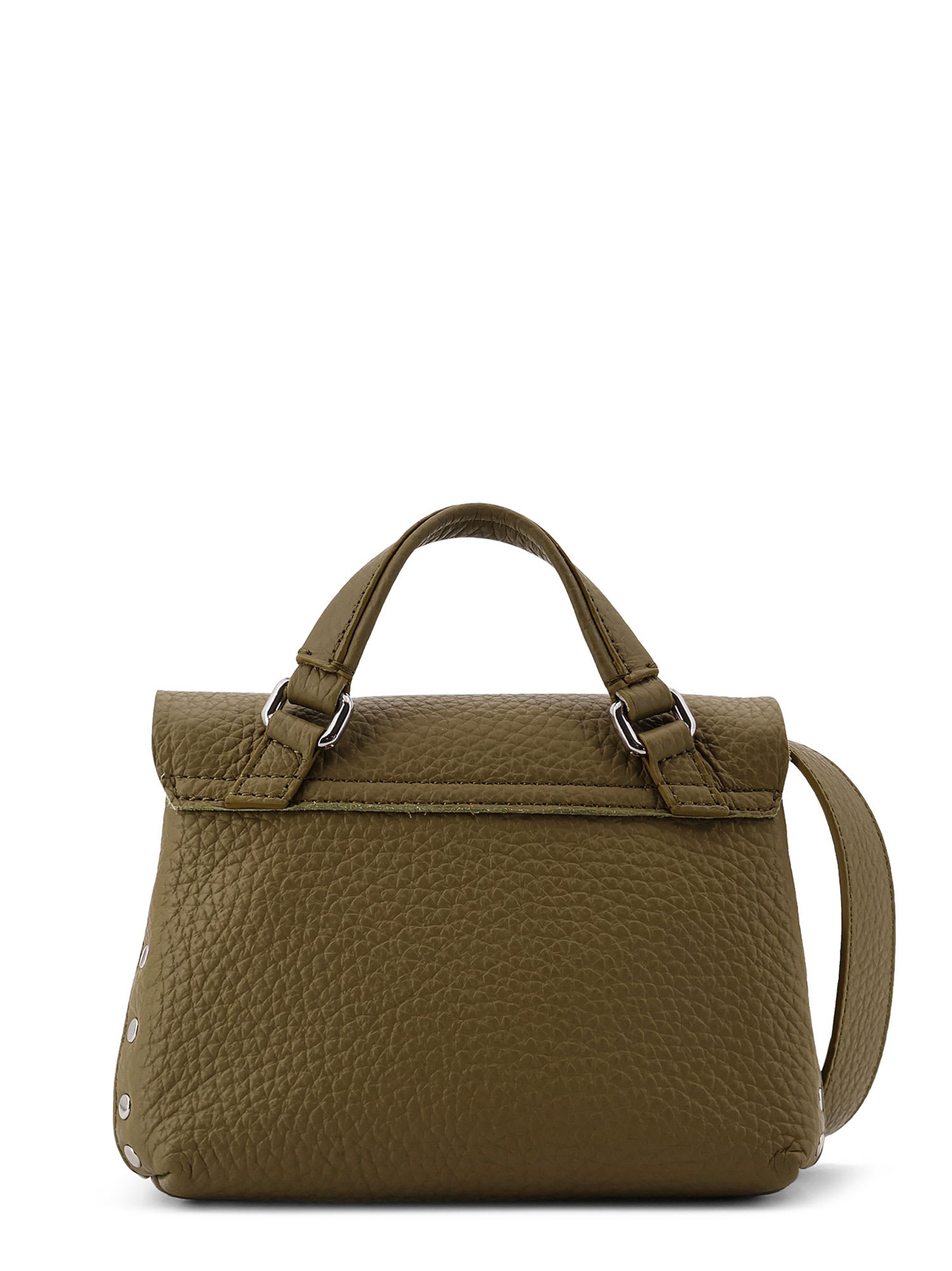 Zanellato Postina Baby Leather Crossbody Bag In Green