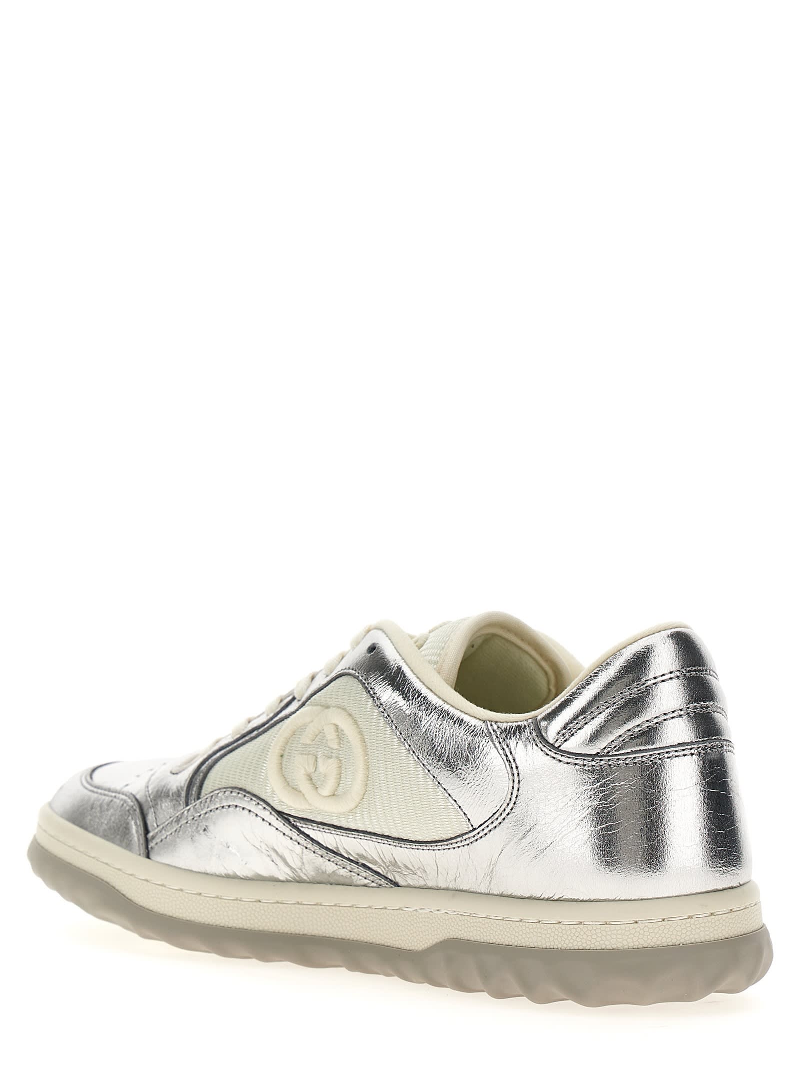 Shop Gucci Mac 80 Sneakers In Silver