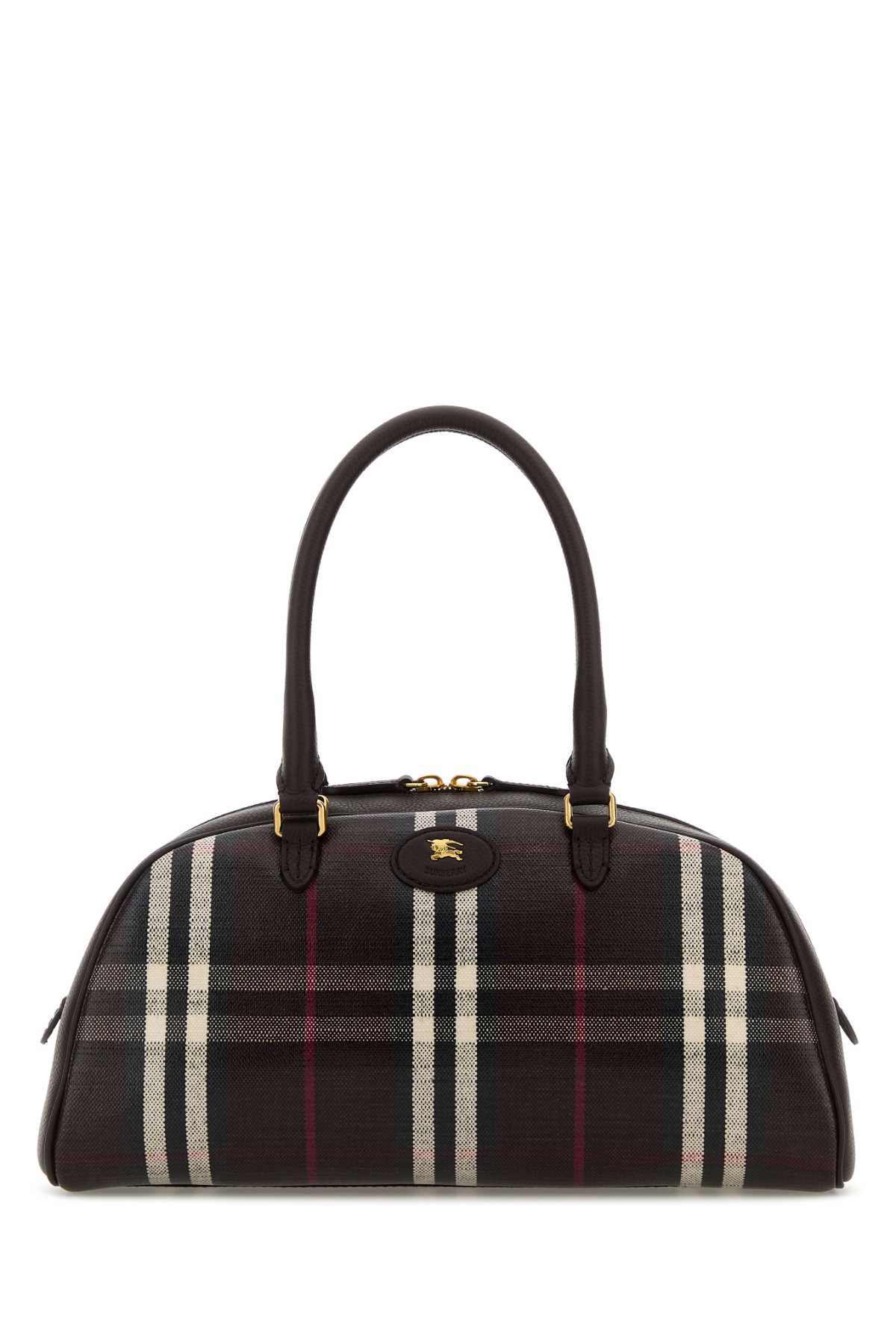 Burberry Printed Canvas Medium Highlands Handbag In Brown