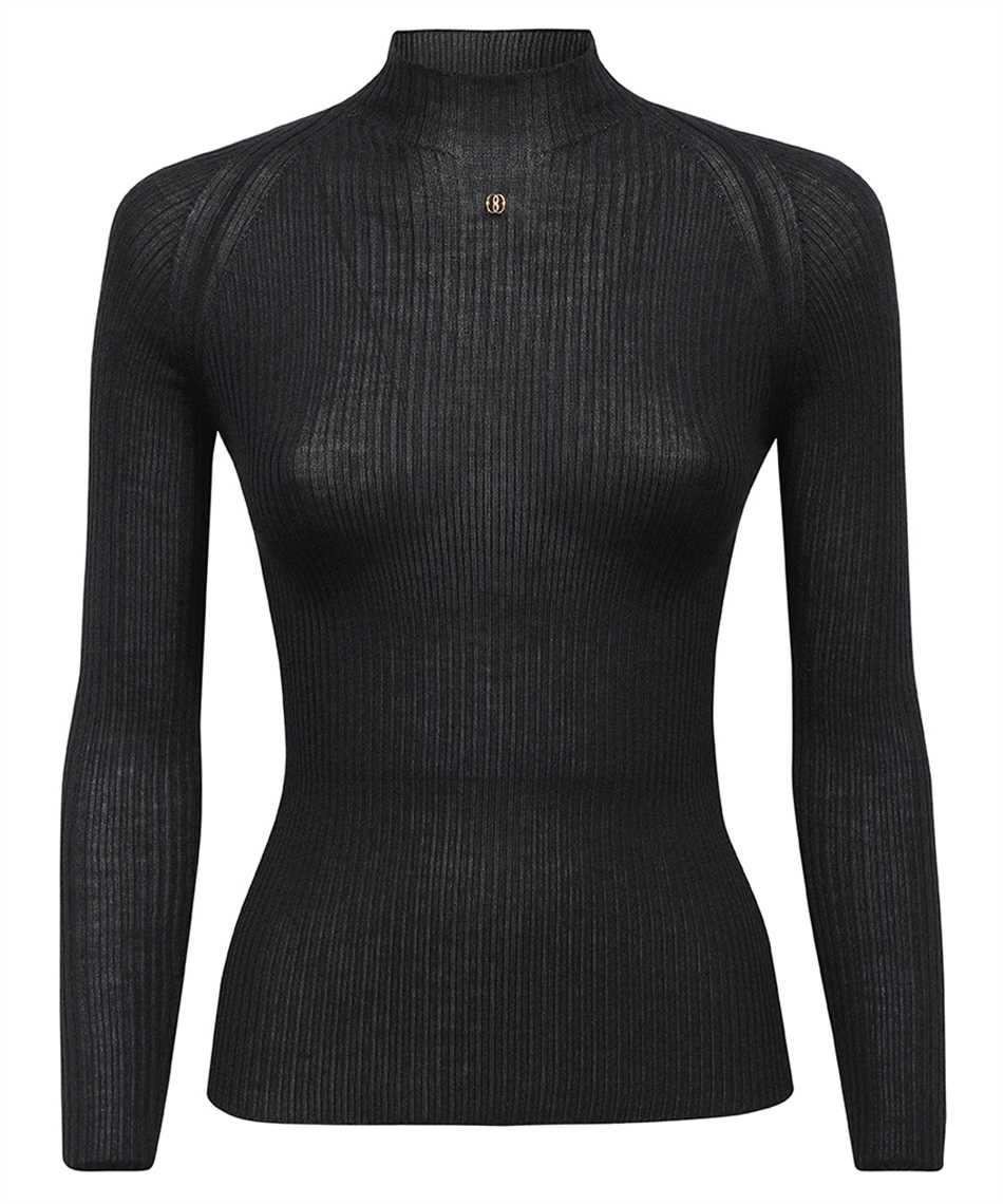 Shop Bally Knitwork Turtleneck Sweater In Black