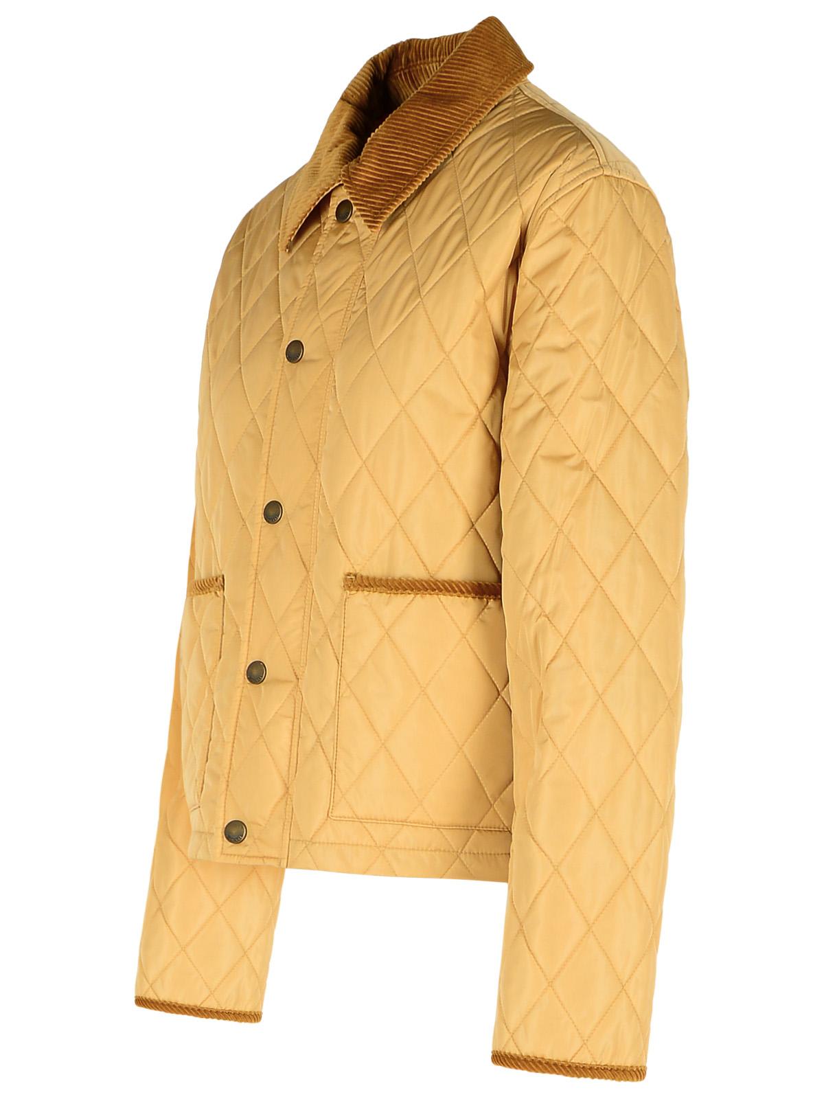 Burberry Padded Beige Polyamide Jacket In Beige