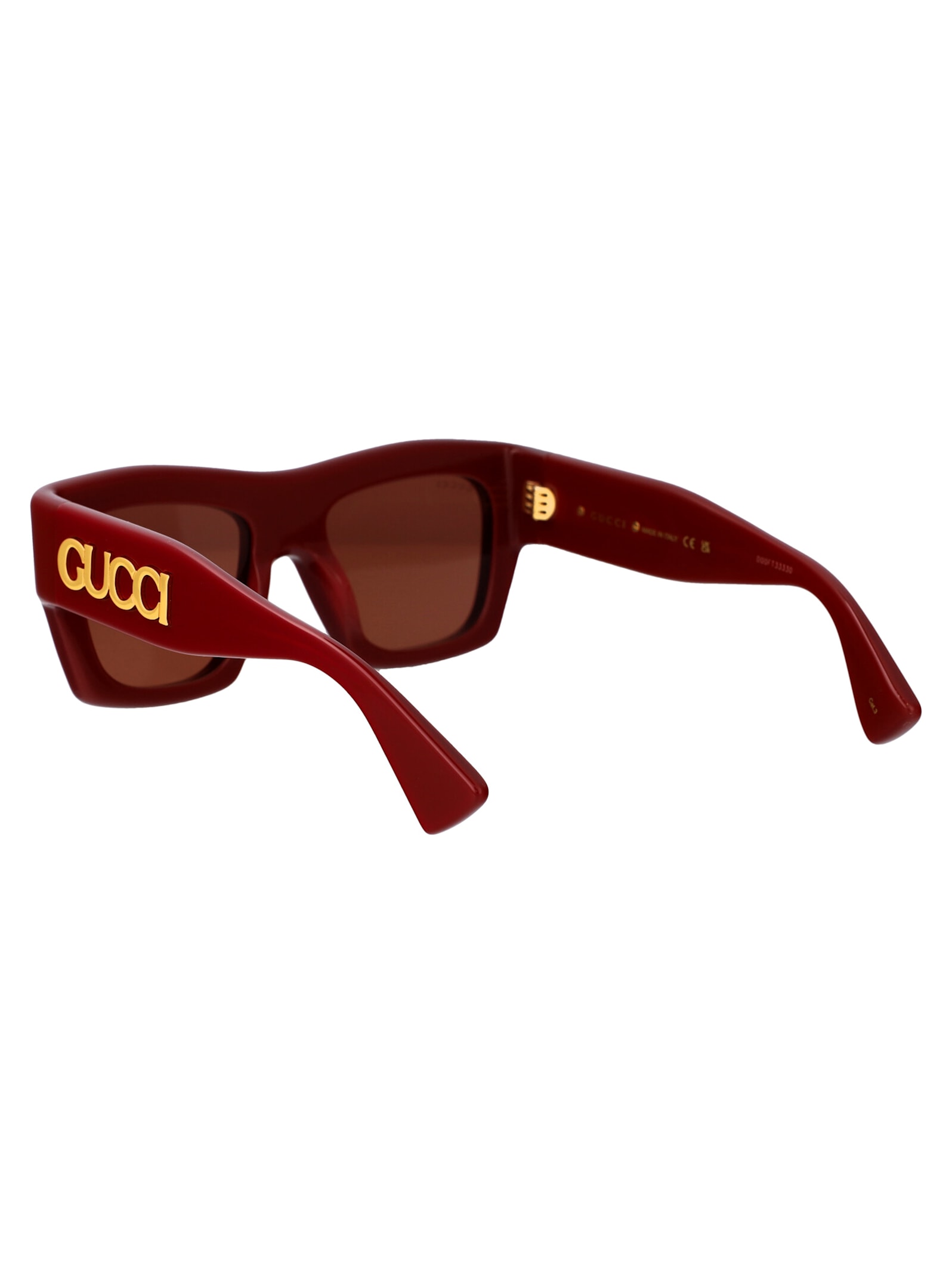 Shop Gucci Gg1772s Sunglasses In Bordeaux