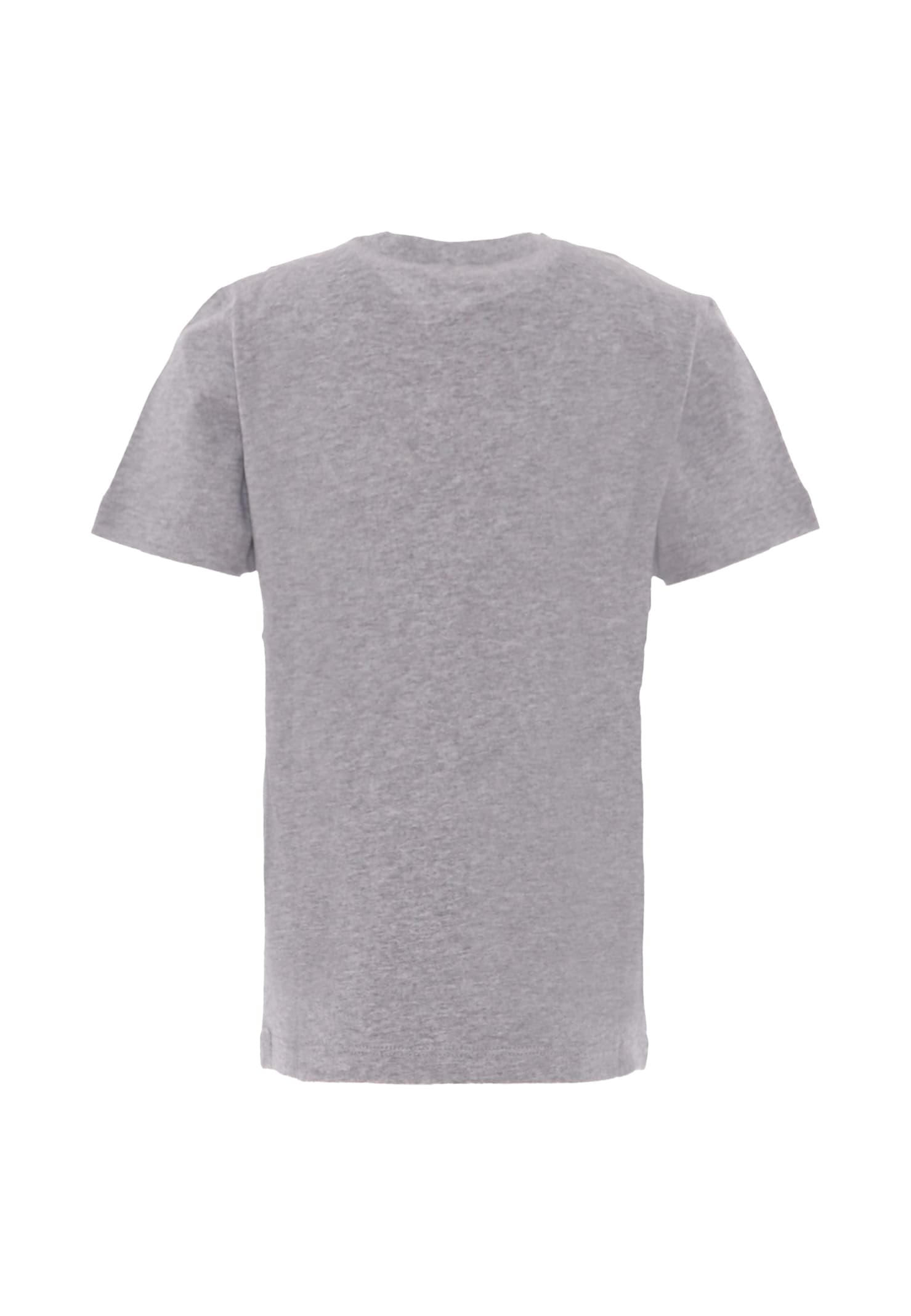 N°21 Grey T-shirt For Girl With Logo In Gray