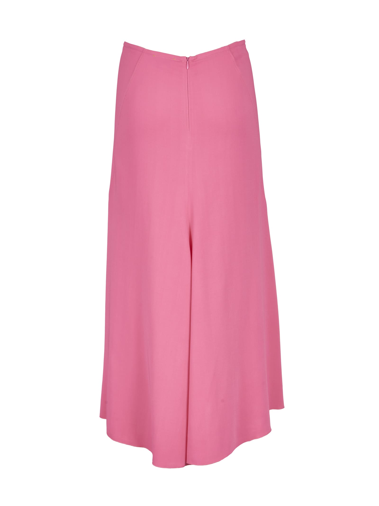 Forte Forte Rear Zip Midi Skirt In Boreal Pink | ModeSens